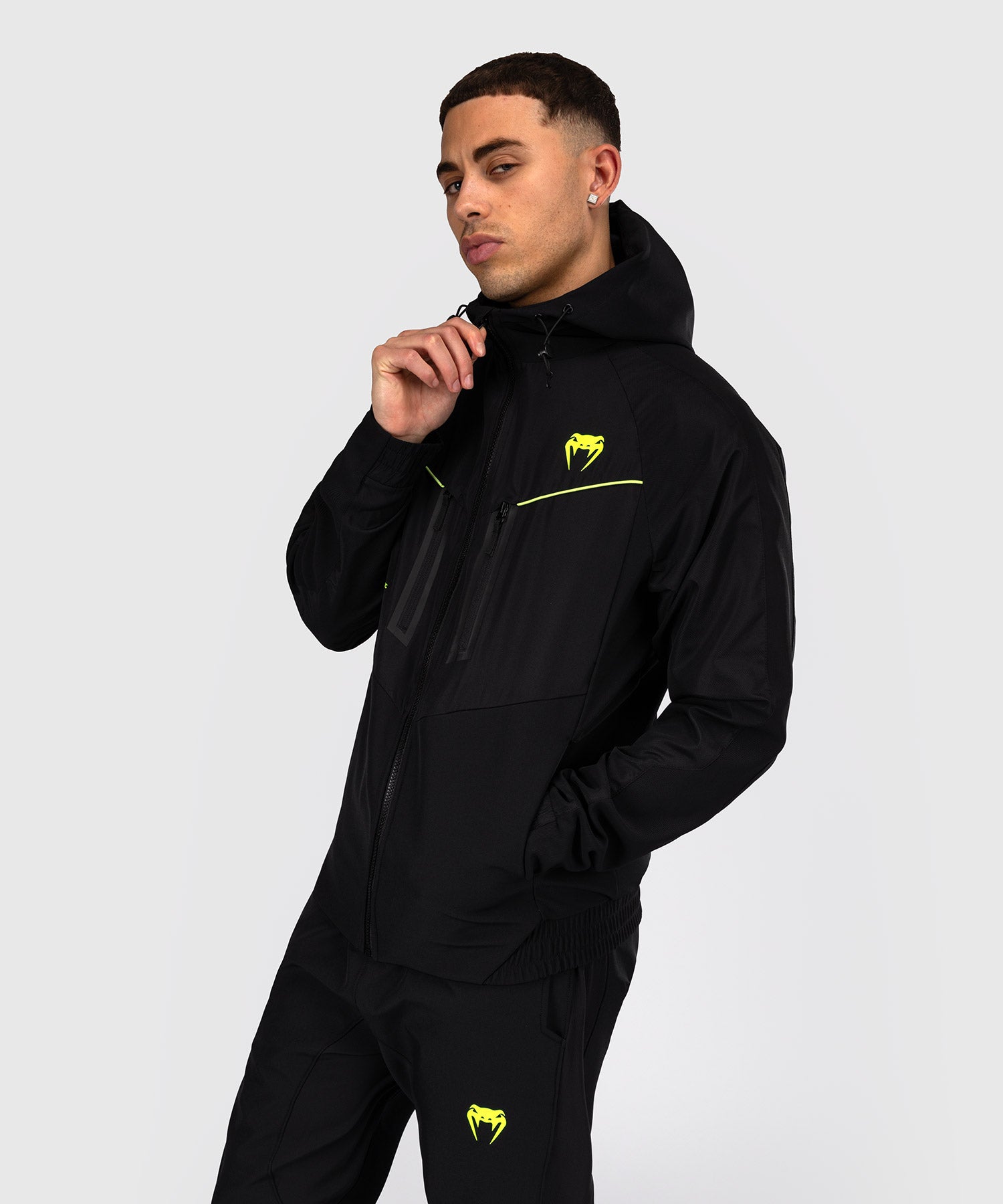 Veste de survêtement Venum Training Camp 4.0 - Noir/Vert Fluo - product-type_Vestes