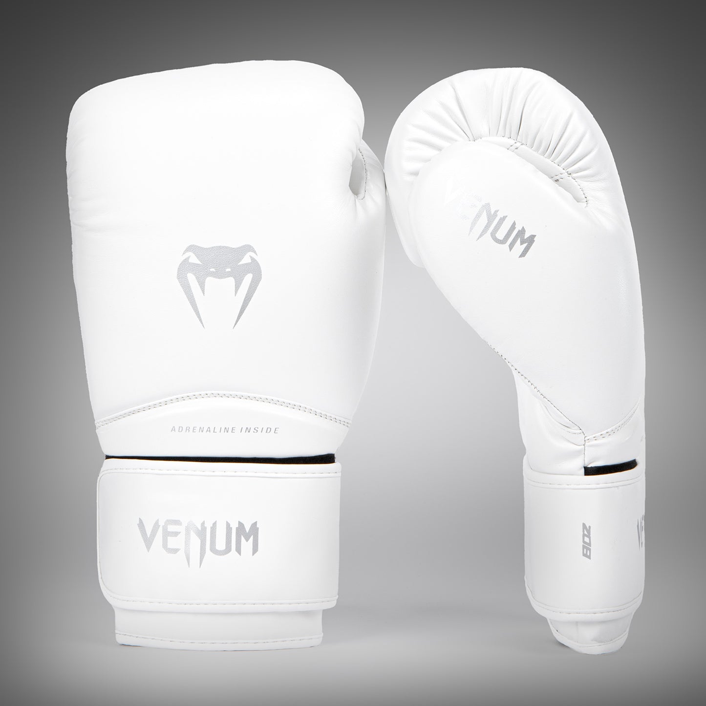 Gants de boxe Venum Contender 1.5 pour enfants - Blanc/Argent
