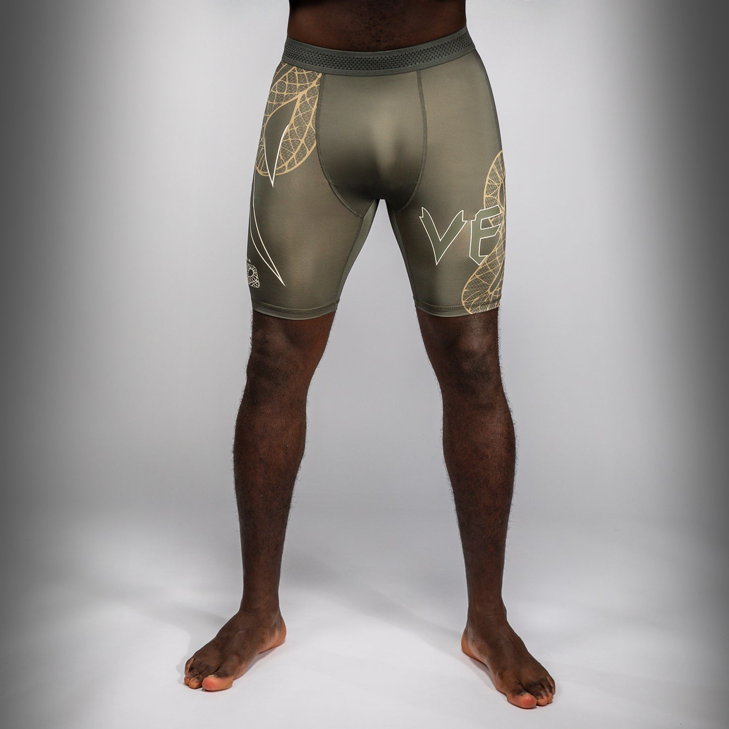 Short de Compression Venum Serpenti – Kaki/Bronze/Ivoire - product-type_Shorts de compression