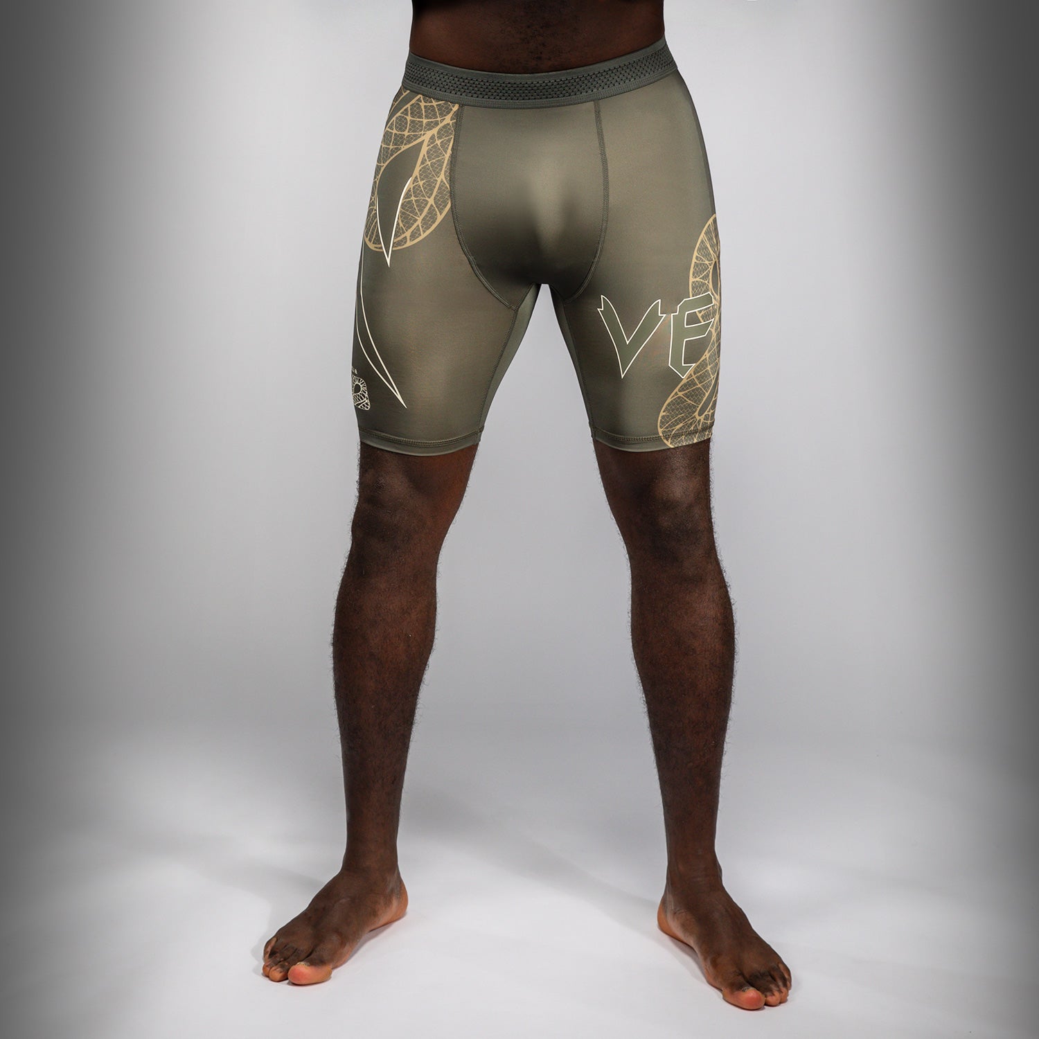 Short de Compression Venum Serpenti – Kaki/Bronze/Ivoire - product-type_Shorts de compression