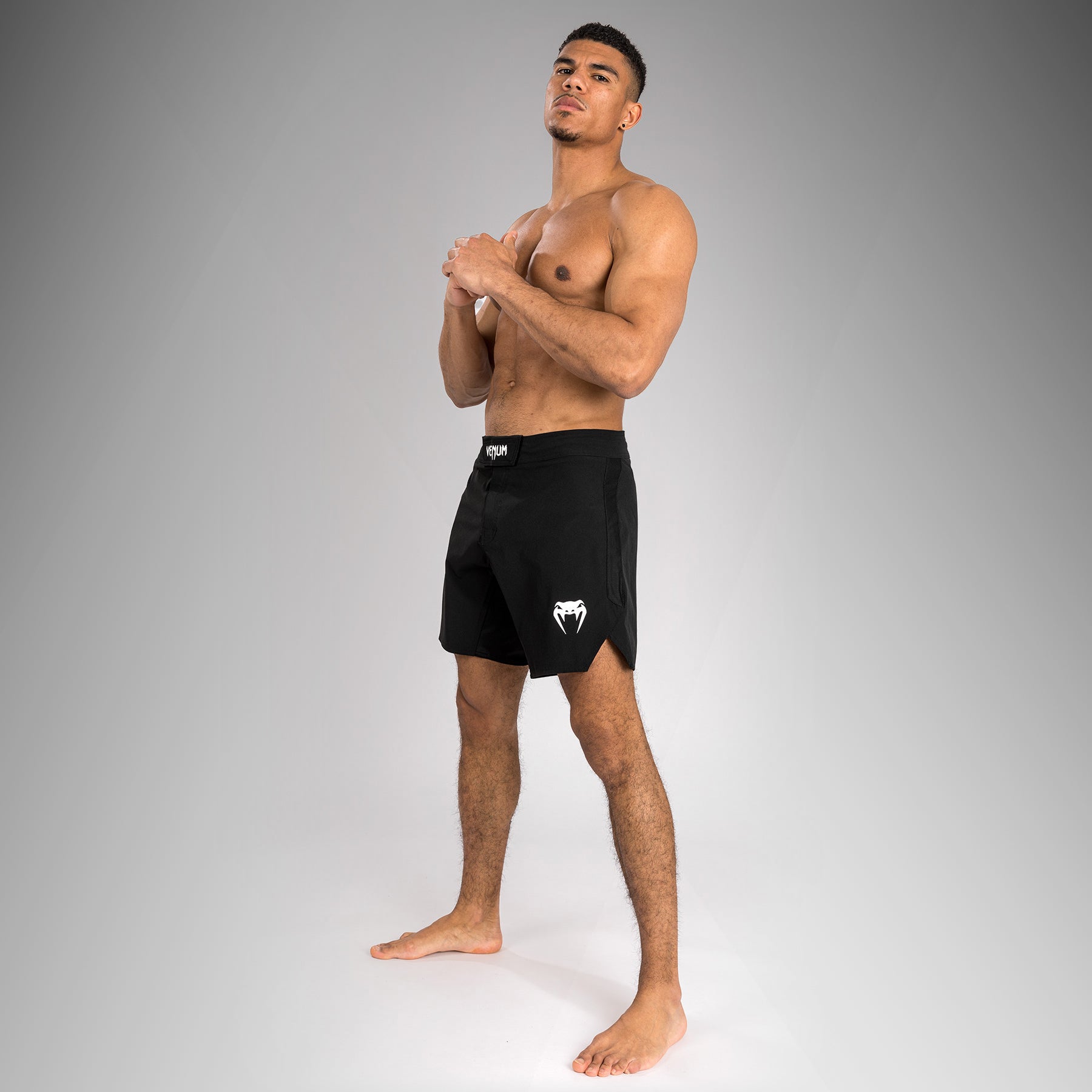Short de combat pour homme Venum Contender - Noir/Blanc - product-type_Shorts de MMA