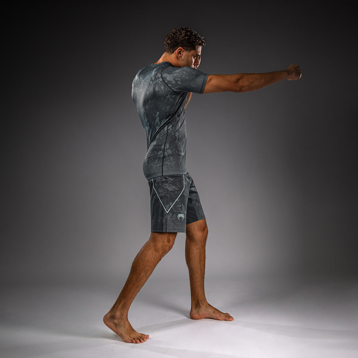 Rashguard à manches courtes Venum x Batman - Gris