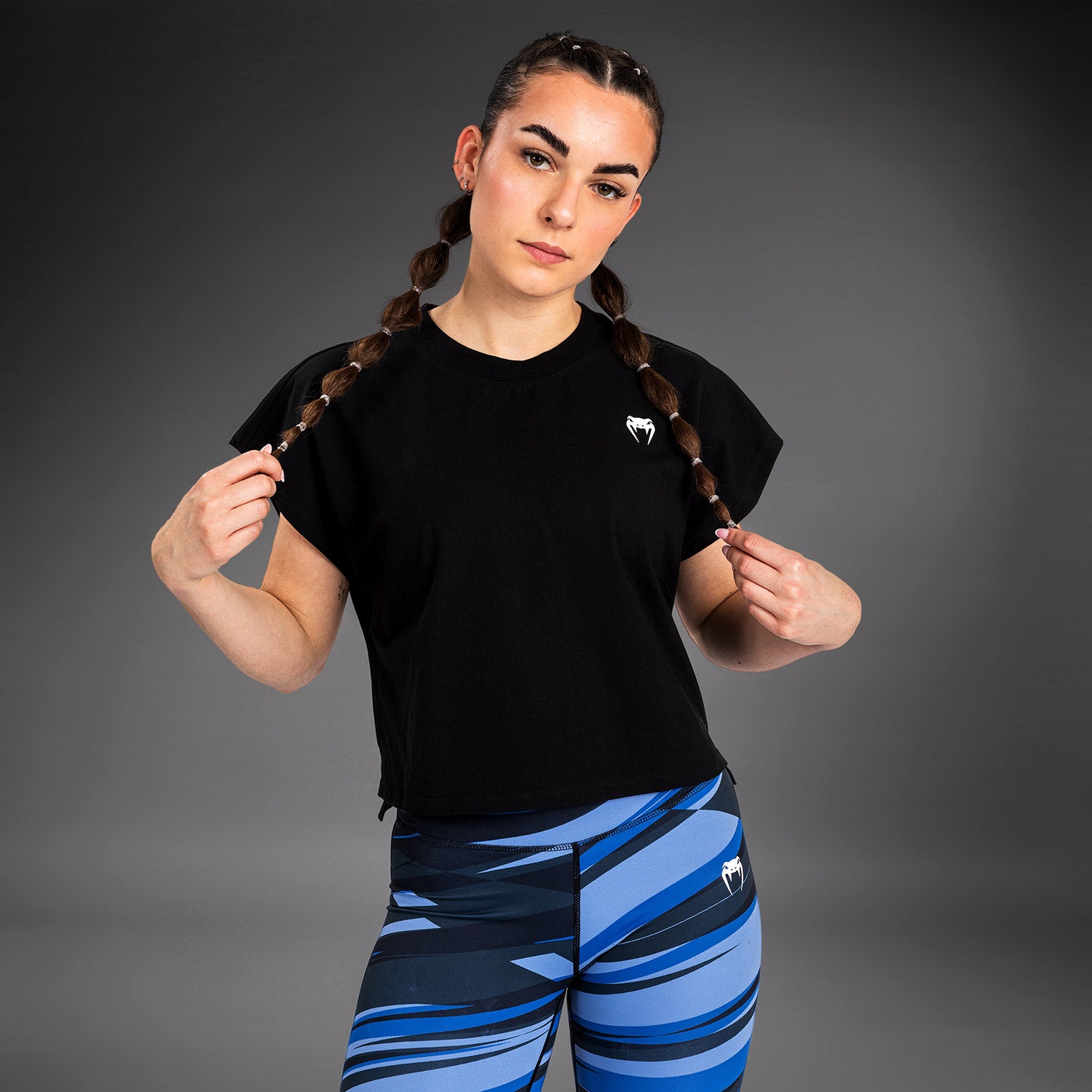Crop-top pour Femmes Venum Abyss - Noir Intense - product-type_T-Shirts