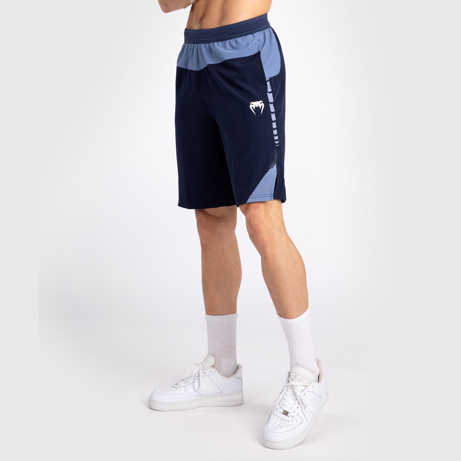 Short de training pour Hommes Venum Tempest - Bleu Marine/Bleu - product-type_Shorts de training