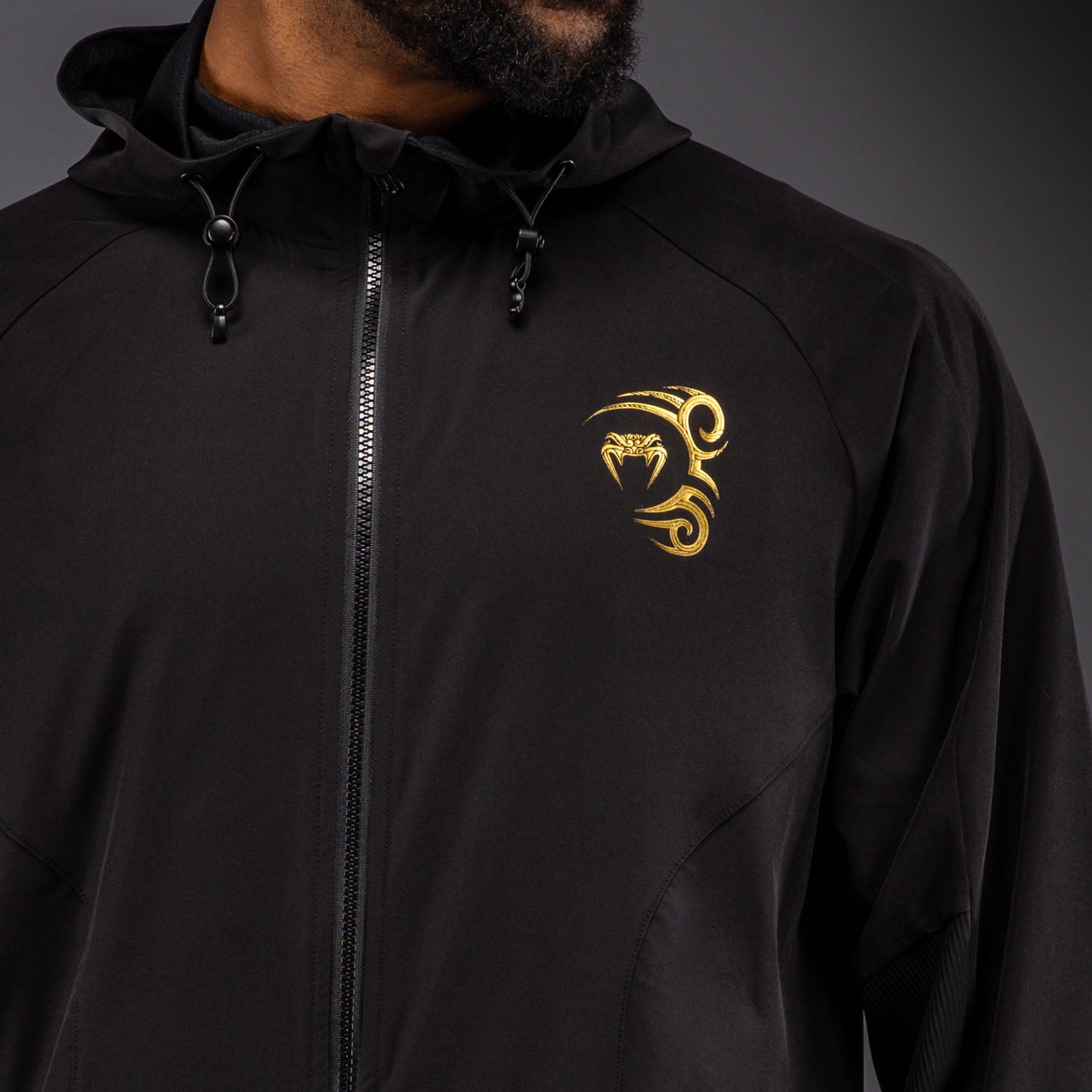 Veste de Survêtement Venum x Mike Tyson Tiger - Noir/Or - product-type_Vestes