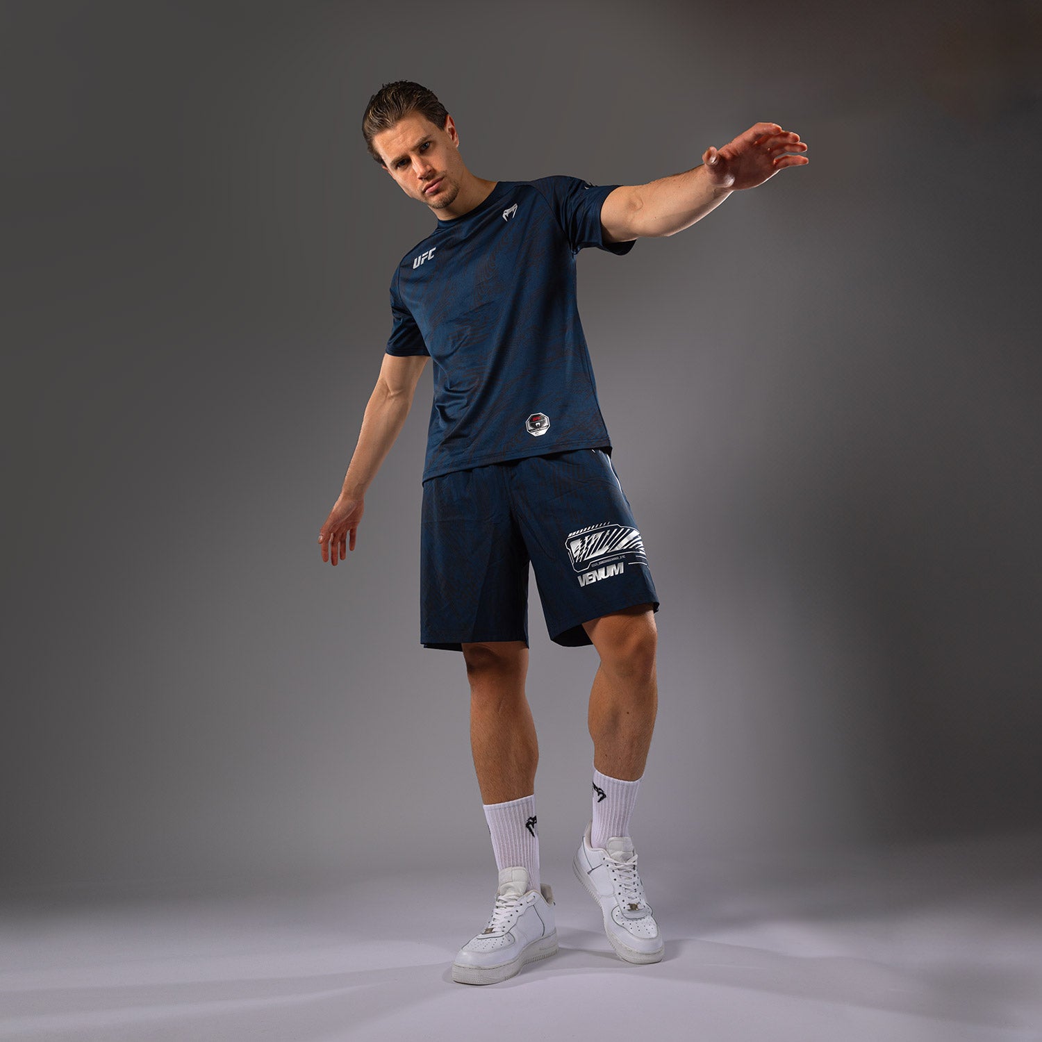 T-shirt Dry-Tech UFC Fusion by Venum Fight Week - Bleu Océanique - product-type_T-Shirts Dry Tech