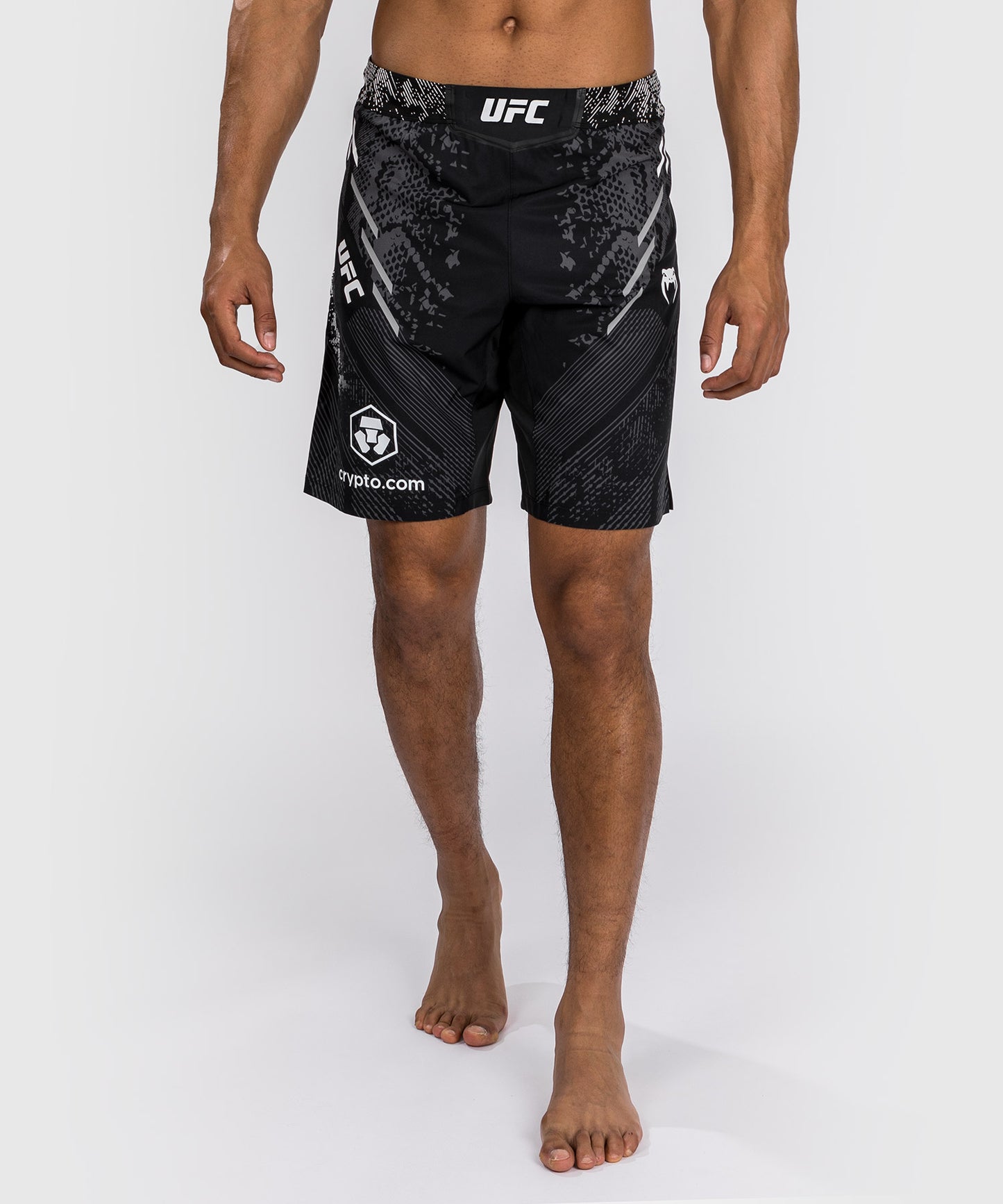Short de combat personnalisé Coupe longue pour Hommes UFC Adrenaline by Venum Authentic Fight Night – Noir - Shorts de MMA
