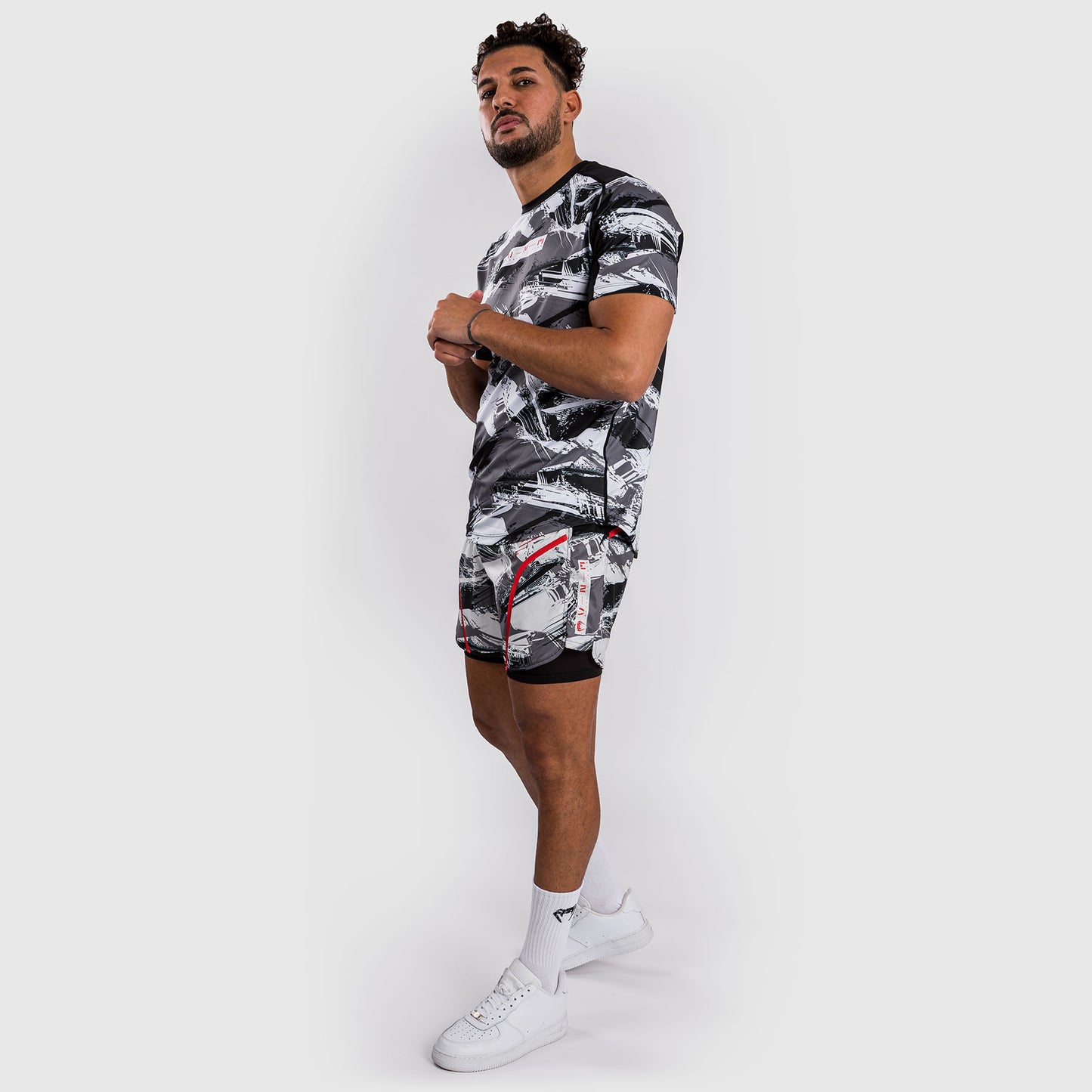 T-shirt Dry-Tech Venum Electron 3.0 - Gris/Rouge - product-type_T-Shirts Dry Tech