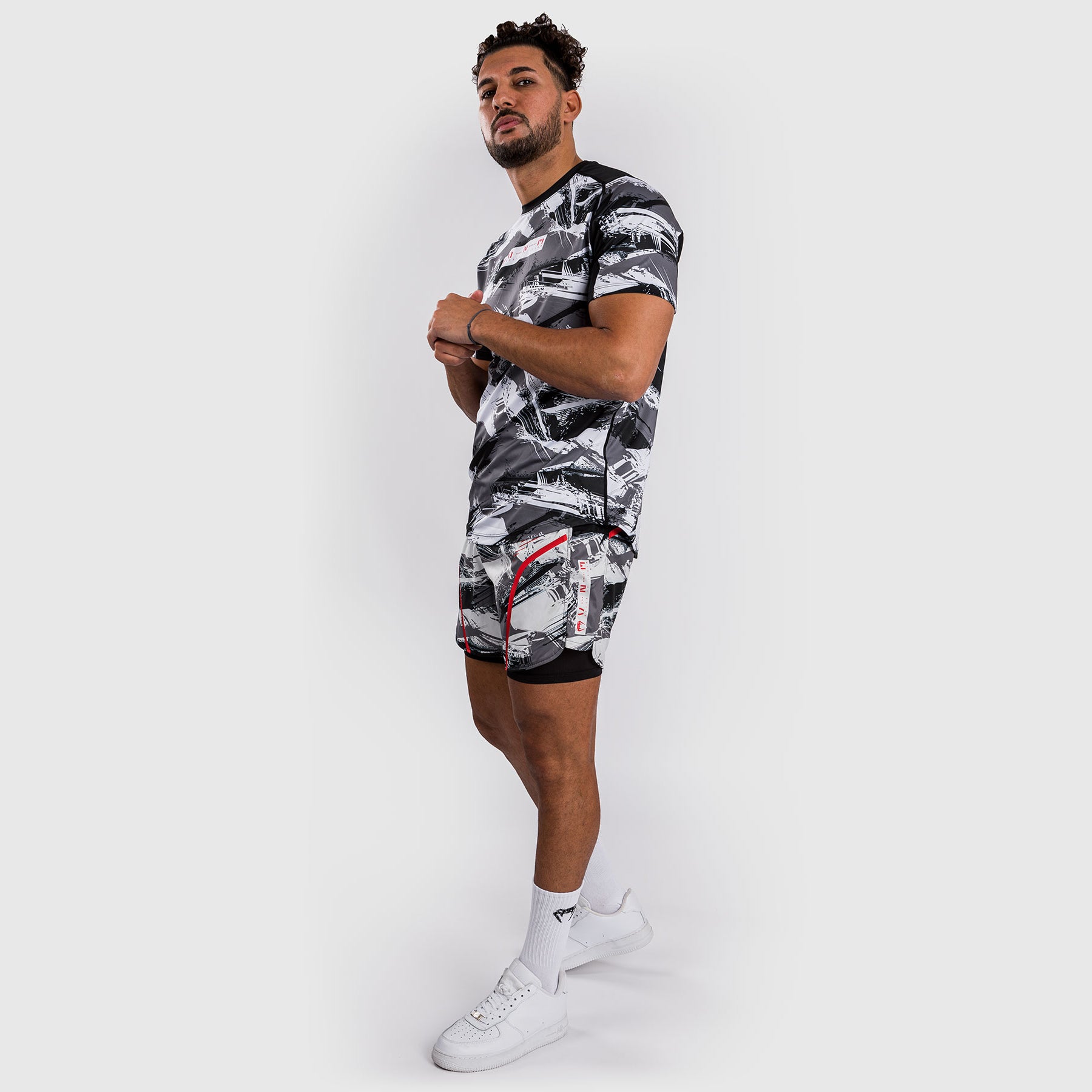 T-shirt Dry-Tech Venum Electron 3.0 - Gris/Rouge - product-type_T-Shirts Dry Tech