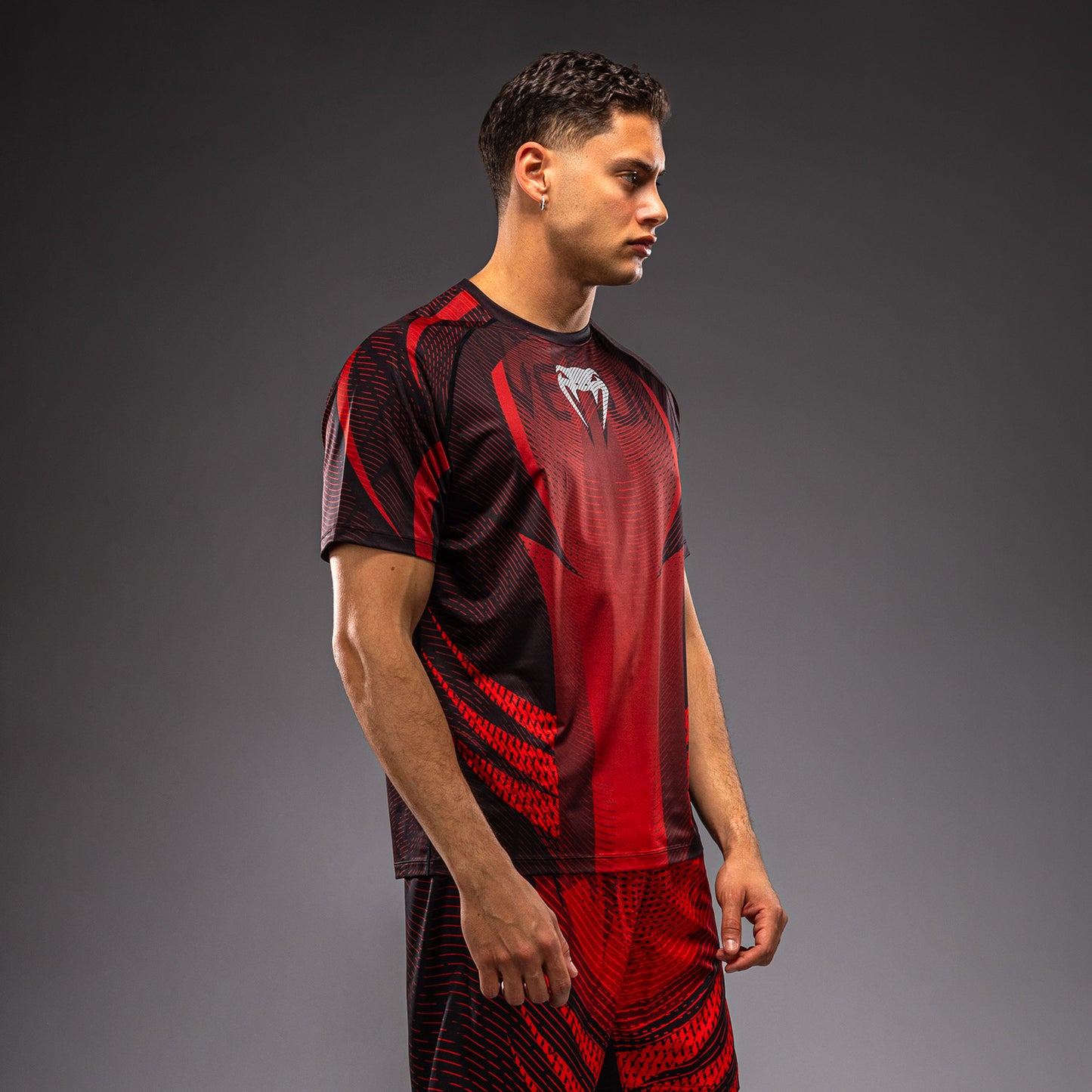 T-shirt Dry Tech Venum Galactic 3.0 - Rouge/Argent