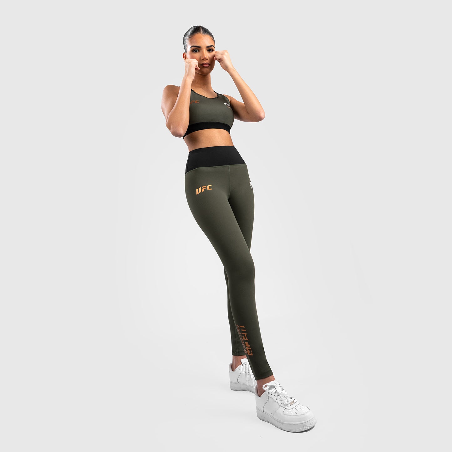 Legging de Performance pour Femmes UFC Adrenaline by Venum Fight Week - Kaki/Bronze - product-type_Leggings
