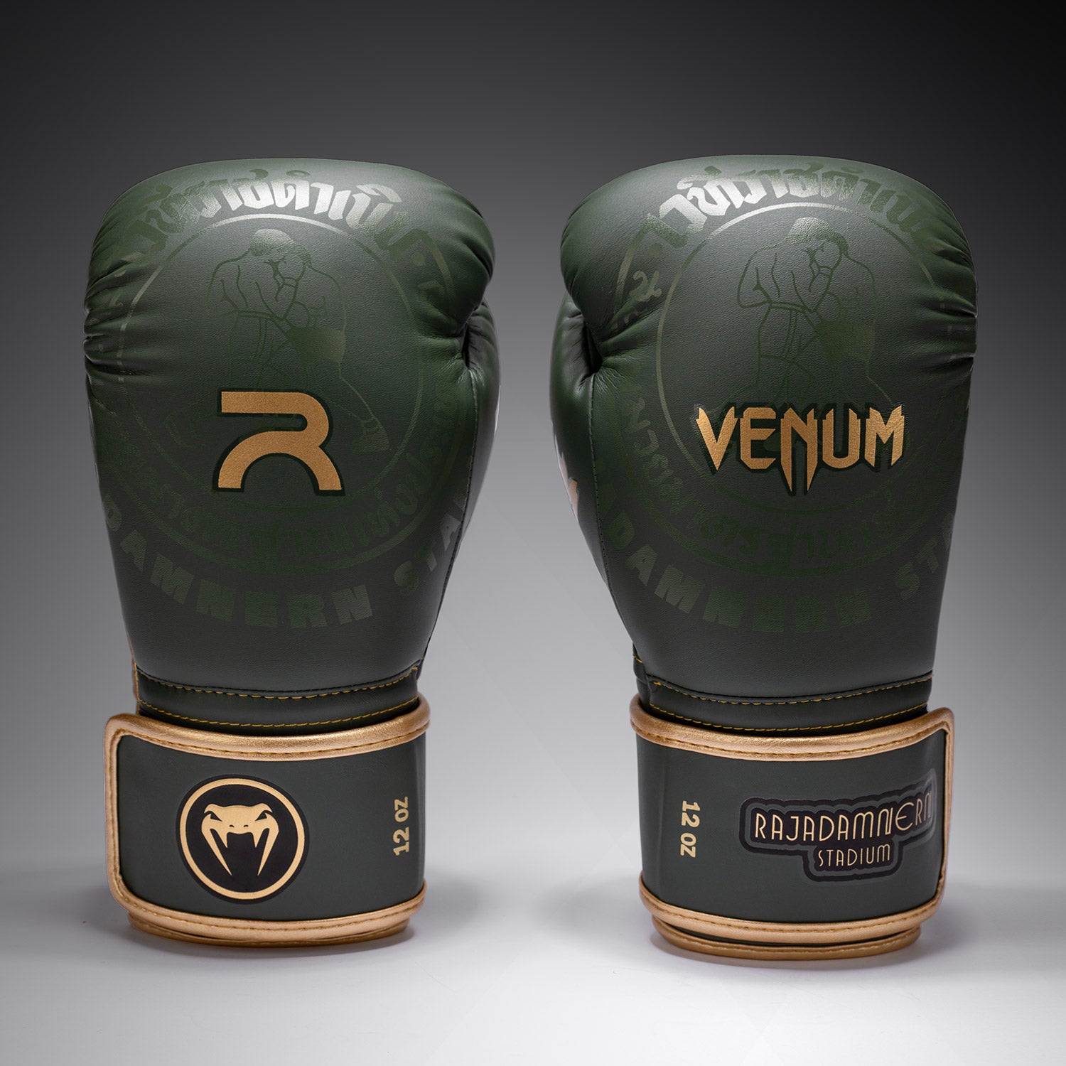 Gants de Boxe Venum x Rajadamnern - Vert Militaire - product-type_Gants de boxe