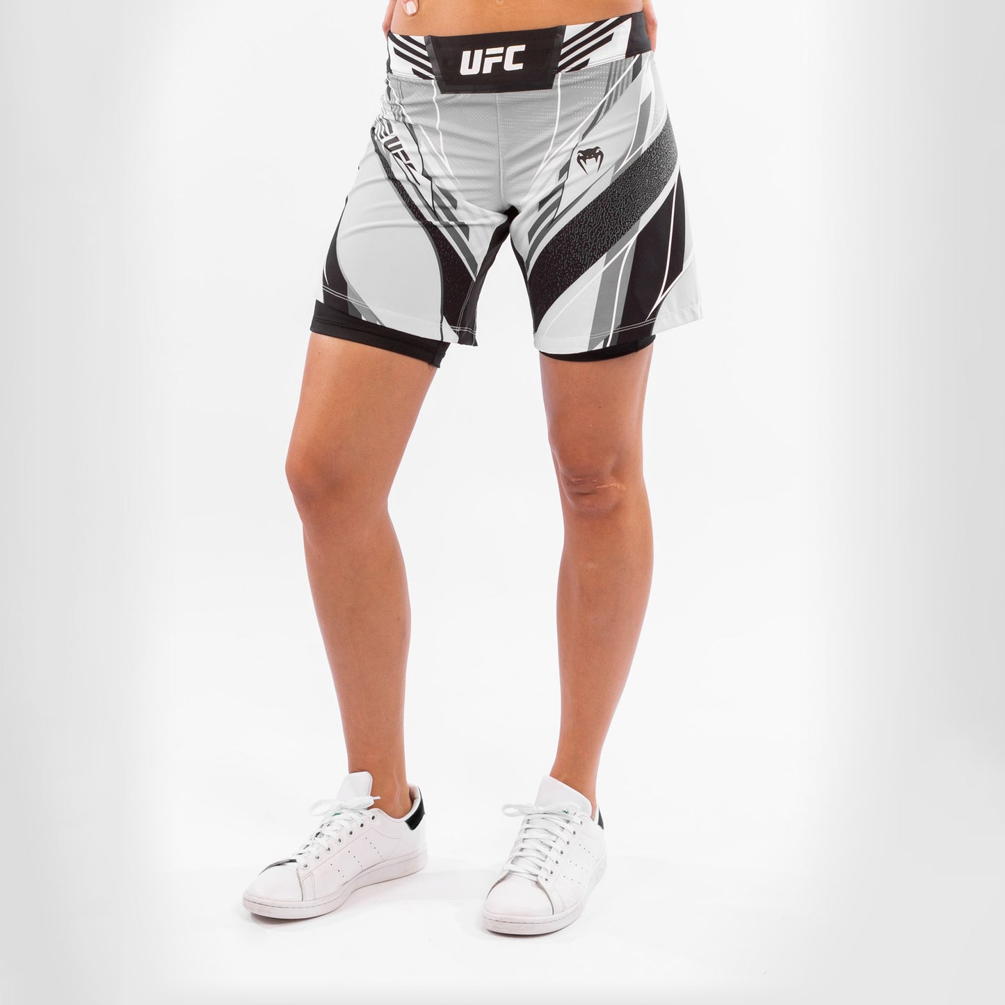 Fightshort Femme UFC Venum Authentic Fight Night - Coupe Longue - Blanc