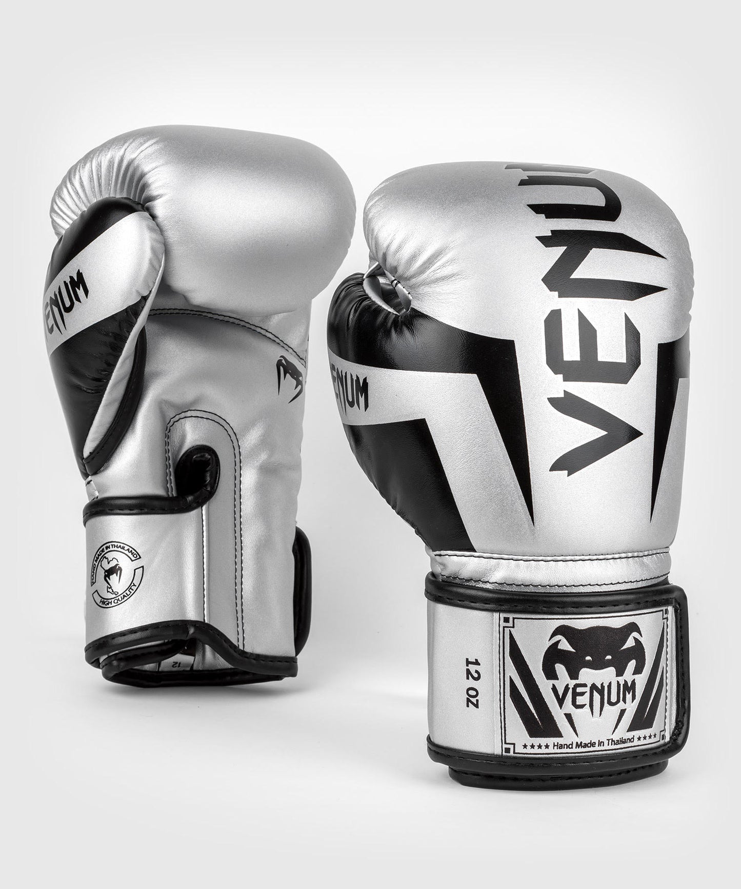 Gants de boxe Venum Elite - Argent/Noir - product-type_Gants de boxe