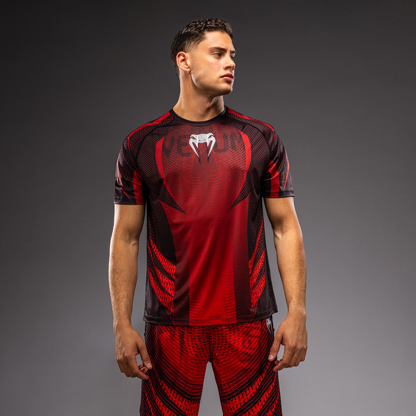 T-shirt Dry Tech Venum Galactic 3.0 - Rouge/Argent