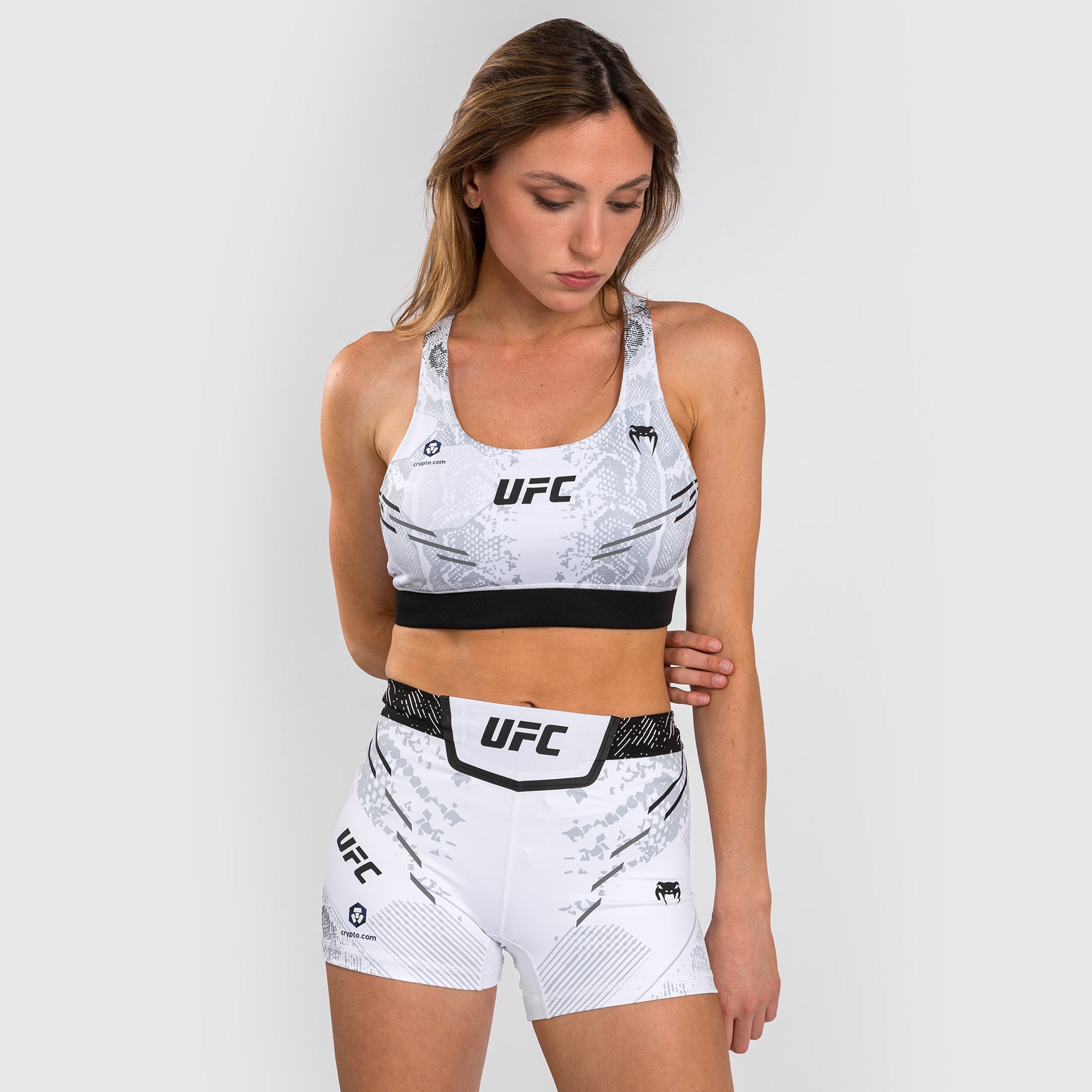 Brassière Femme UFC Authentic Adrenaline Fight Night By Venum - Blanc - product-type_Brassières de sport
