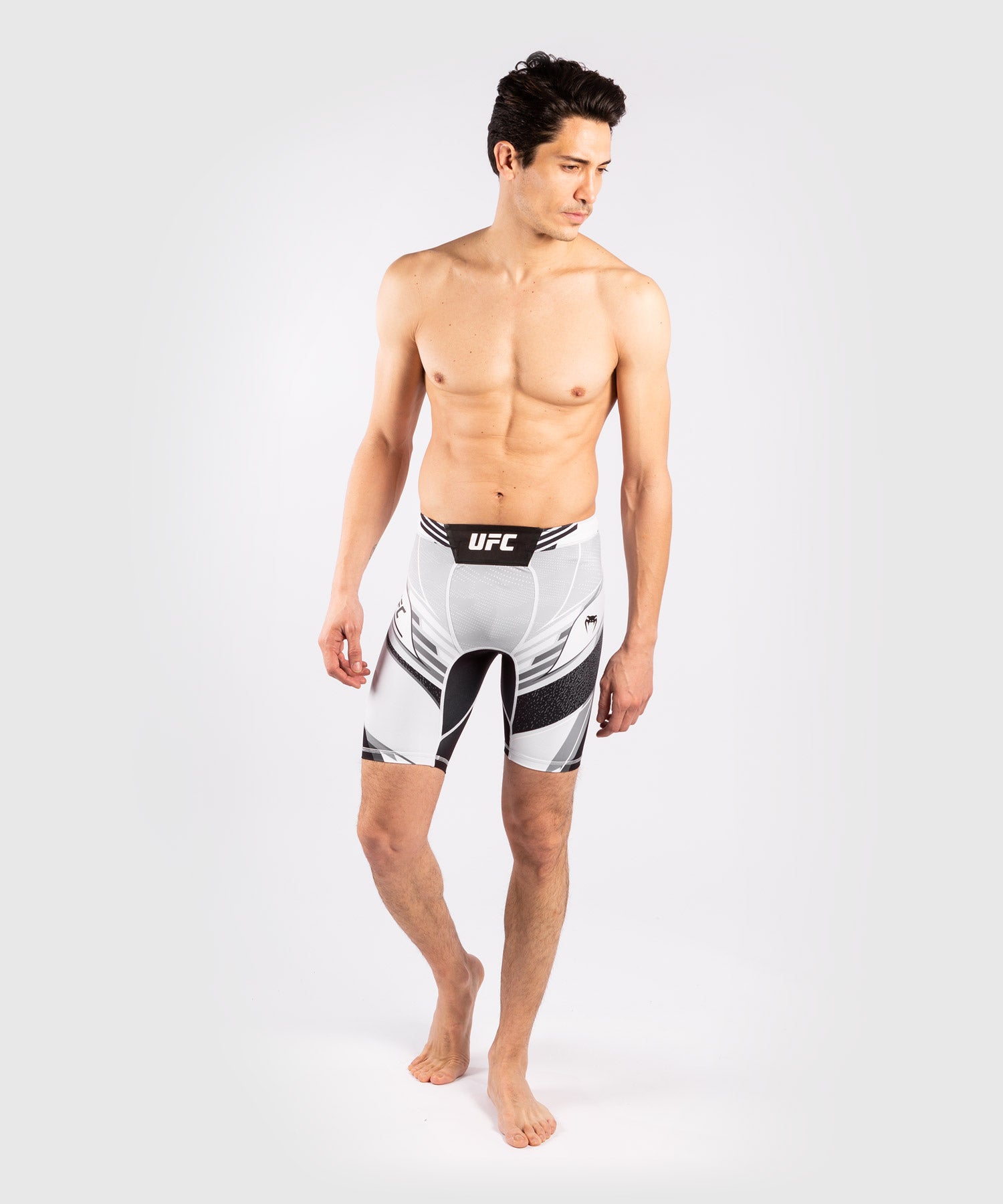 Short de Vale tudo Homme UFC Venum Authentic Fight Night - Coupe Longue - Blanc - product-type_Shorts de compression