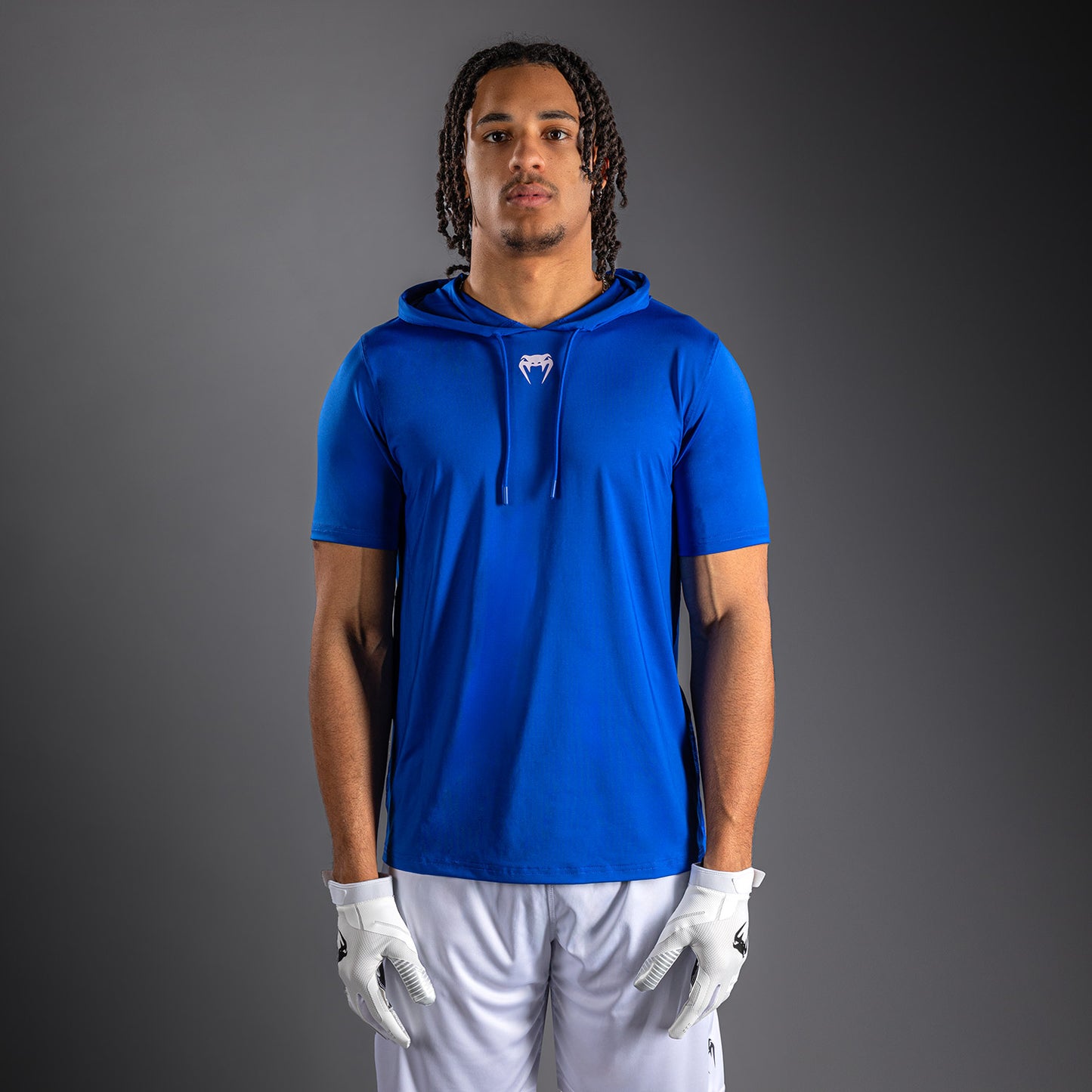 Sweat à capuche à manches courtes Dry Tech Venum Elite - Bleu Royal - product-type_Sweatshirts