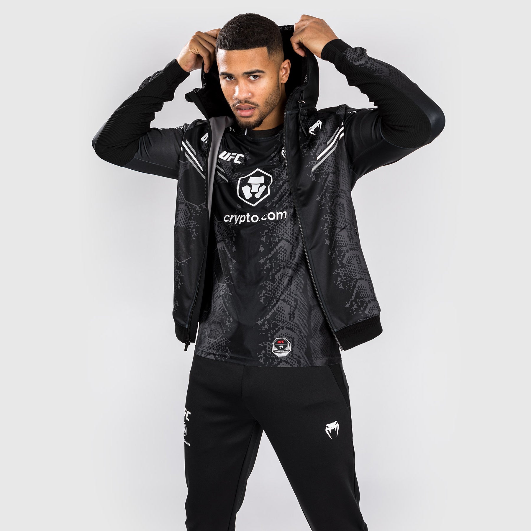 Veste à capuche pour Hommes UFC Adrenaline by Venum Authentic Fight Night - Noir - product-type_Vestes