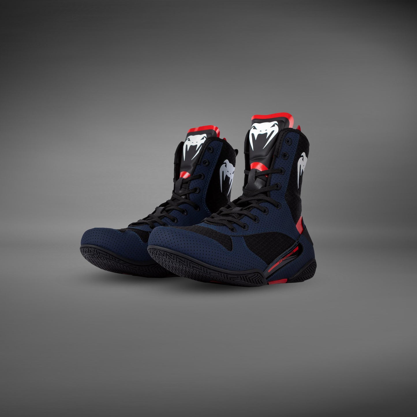 Chaussures de Boxe Venum Elite - Bleu Marine/Noir/Rouge - product-type_Chaussures de boxe