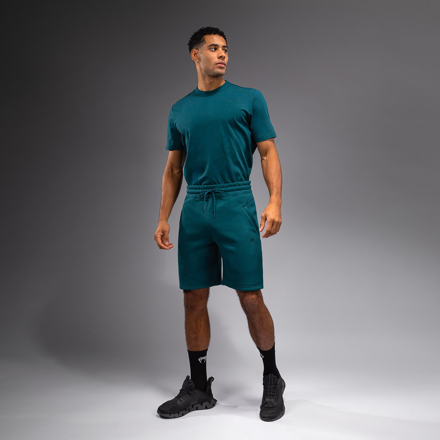 Shorts en Coton Venum Silent Power - Paon Green - product-type_Shorts en Coton