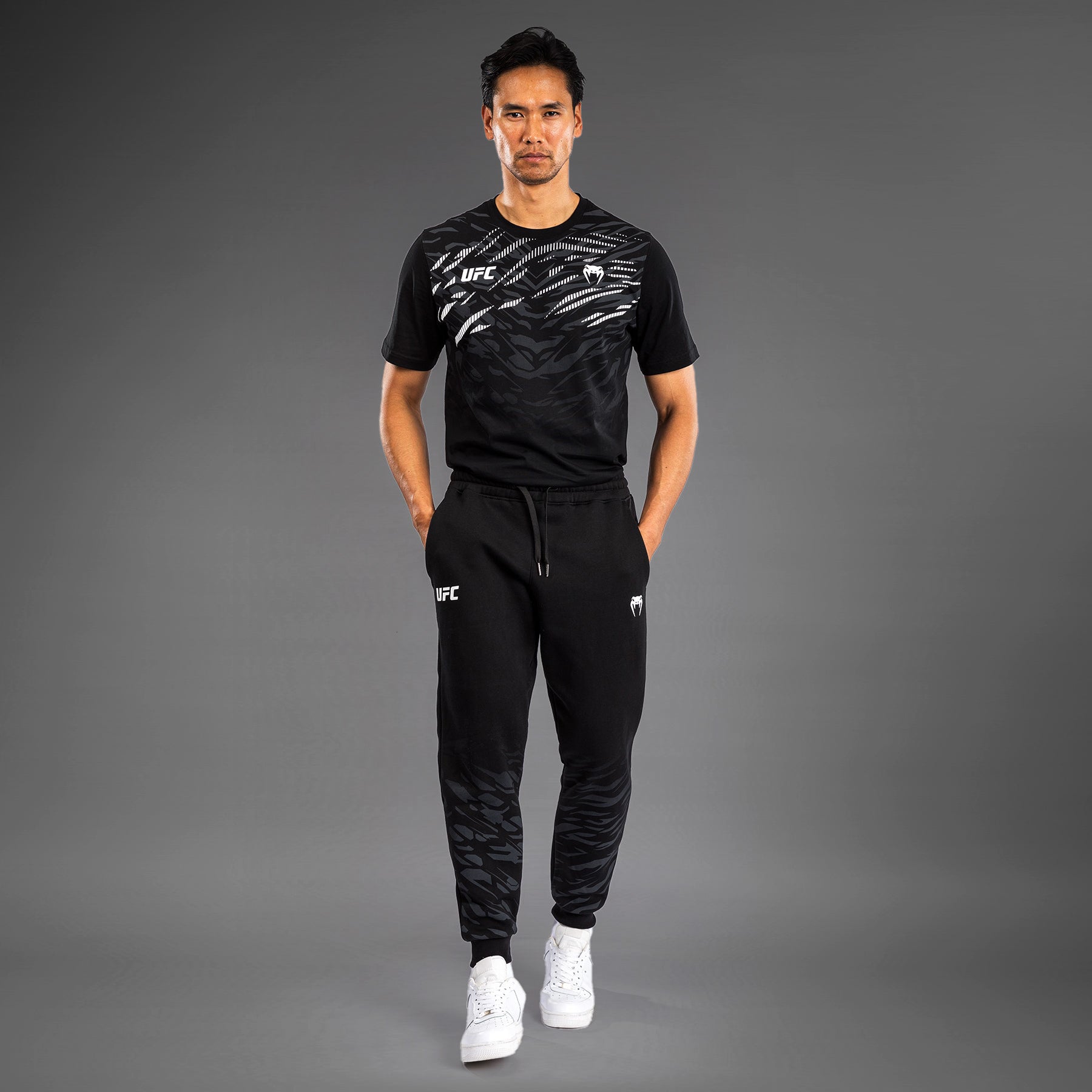 Pantalon pour Hommes UFC Fusion by Venum Replica - Noir - product-type_Pantalons de jogging