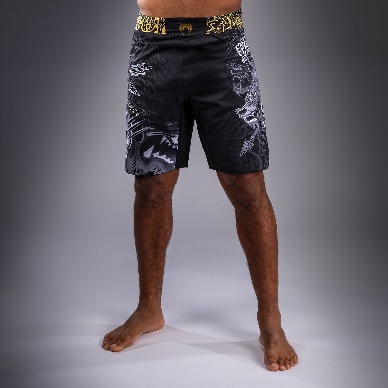 Short de Combat Venum Wolf Atak – Noir/Gris - product-type_Shorts de MMA
