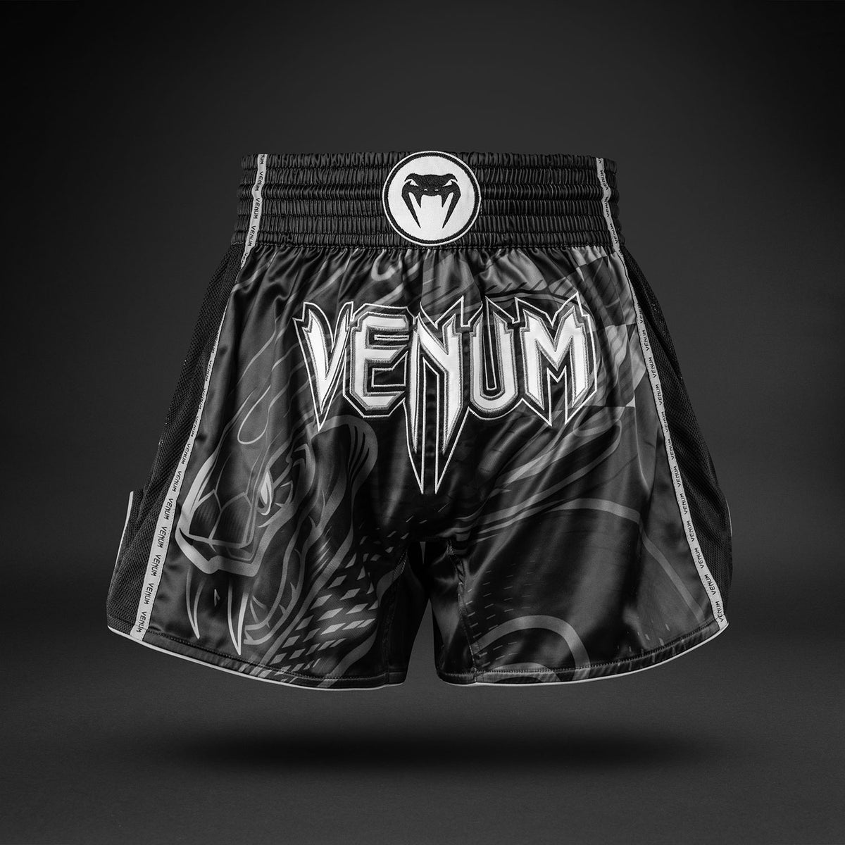 Short de Muay Thai Venum Crimson Viper 2.0 - Noir/Gris
