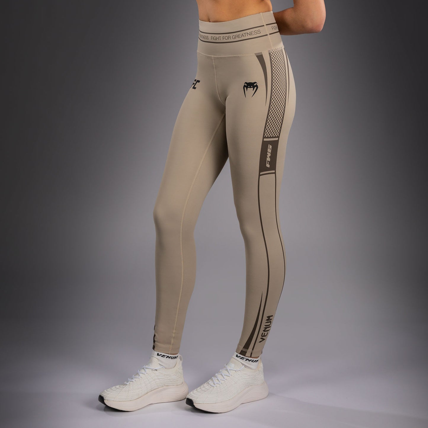 Pantalon de Compression Technique pour Femme Venum UFC Unity by Venum Authentic Fight Week - Sable