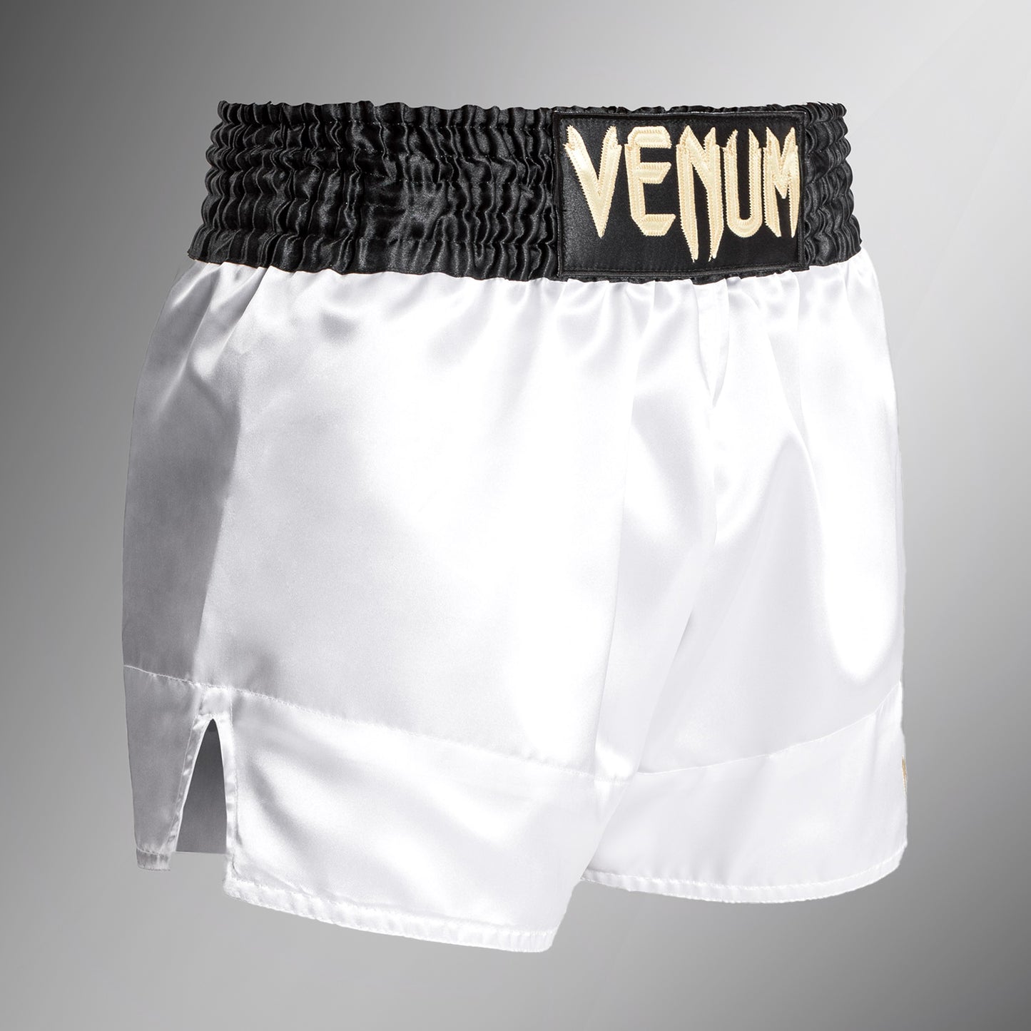 Venum Classic Short Muay Thai - Noir/Blanc/Or - product-type_Shorts de Muay Thai
