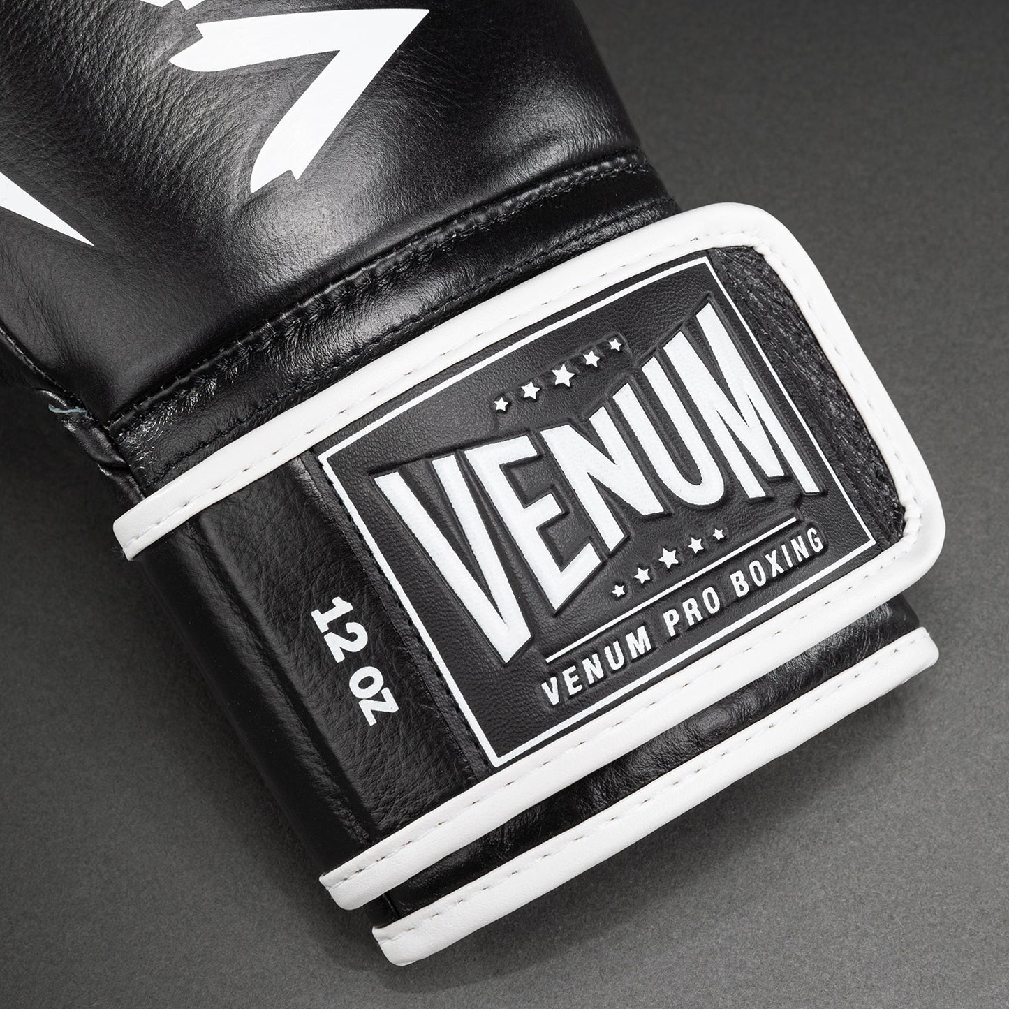 Gants de boxe pro Venum Hammer Velcro - Noir/Blanc - product-type_Gants de boxe
