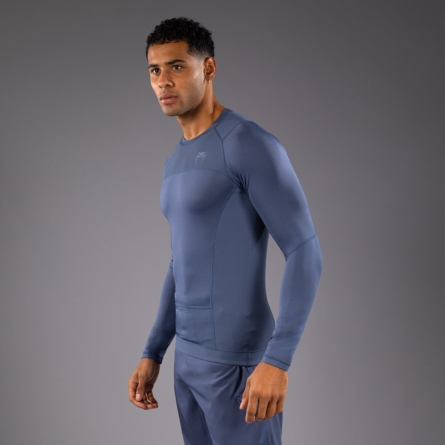 Rashguard à Manches Longues Venum G-Fit Air pour Hommes - Bleu Brumeux - product-type_T-Shirts de Compression