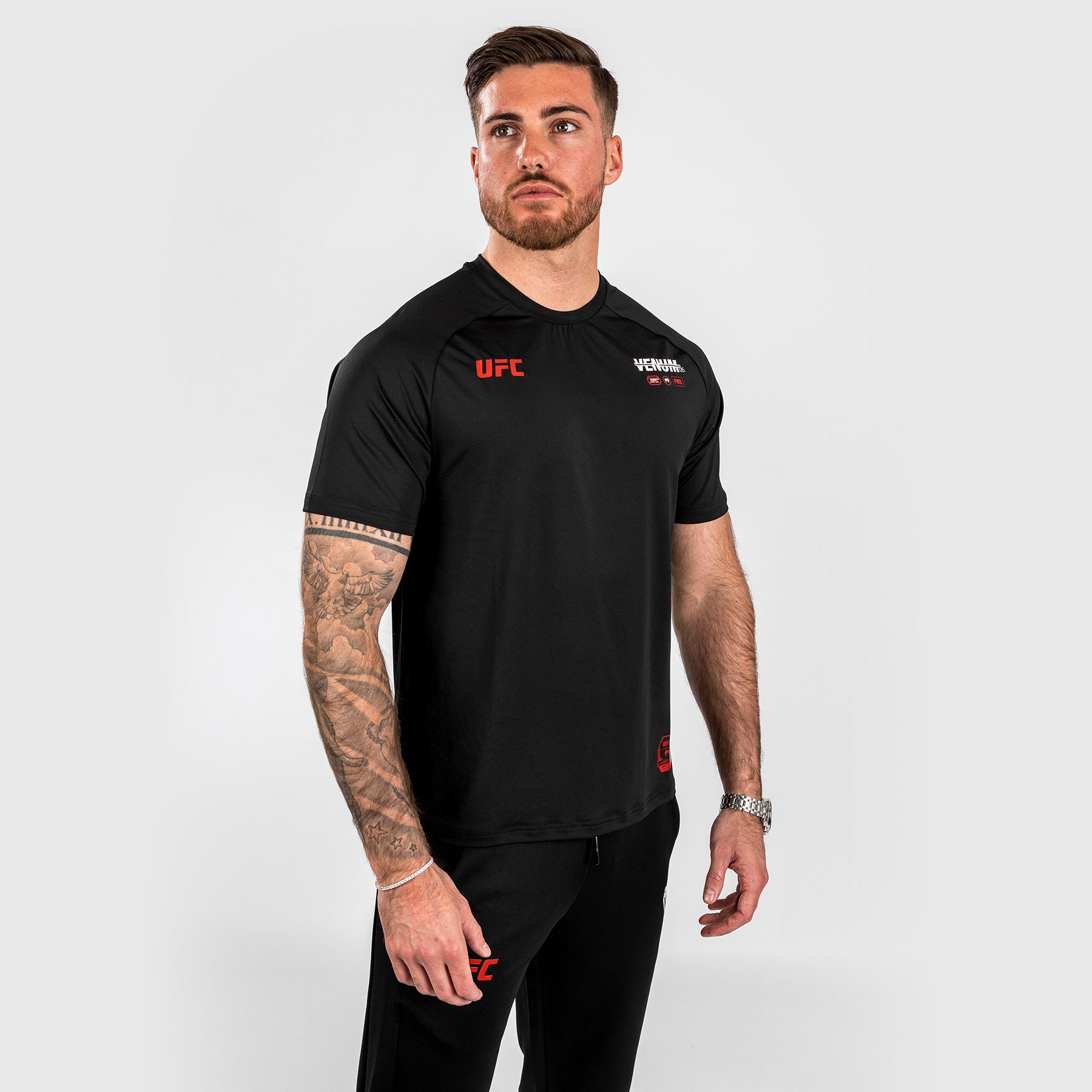 T-shirt Dry-tech pour Hommes UFC Adrenaline by Venum Fight Week - Noir - product-type_T-Shirts Dry Tech