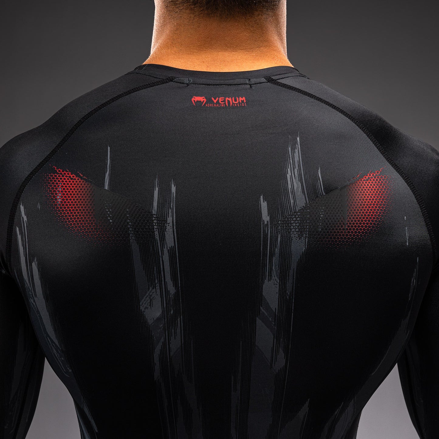 Rashguard à Manches Longues Venum Demon - Noir/Gris