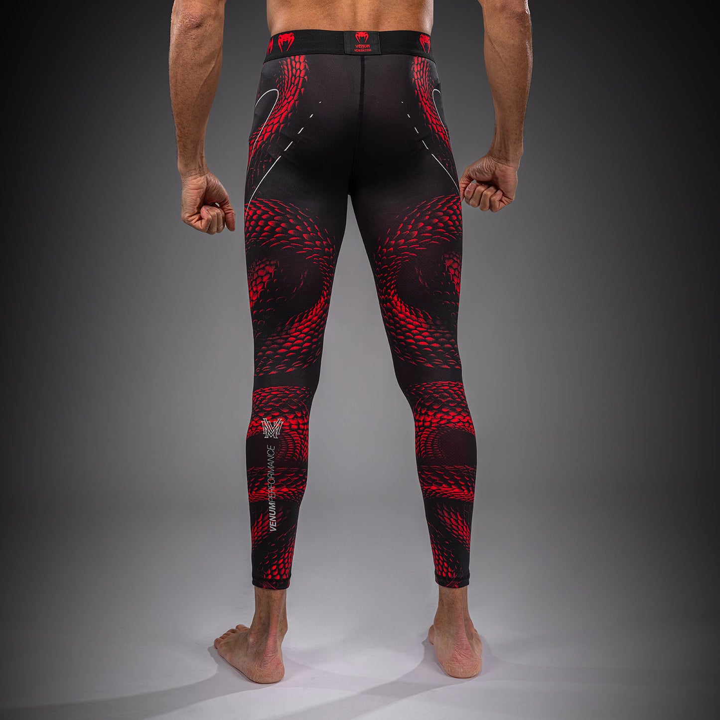 Pantalon de compression Venum Matupa - Noir/Rouge/Argent - product-type_Pantalons de Compression