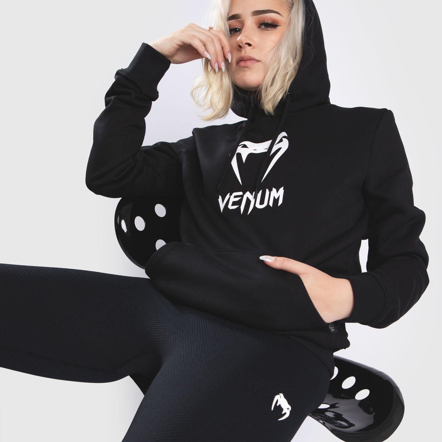 Sweatshirt à Capuche Venum Classic - Pour Femmes - Noir - product-type_Sweatshirts