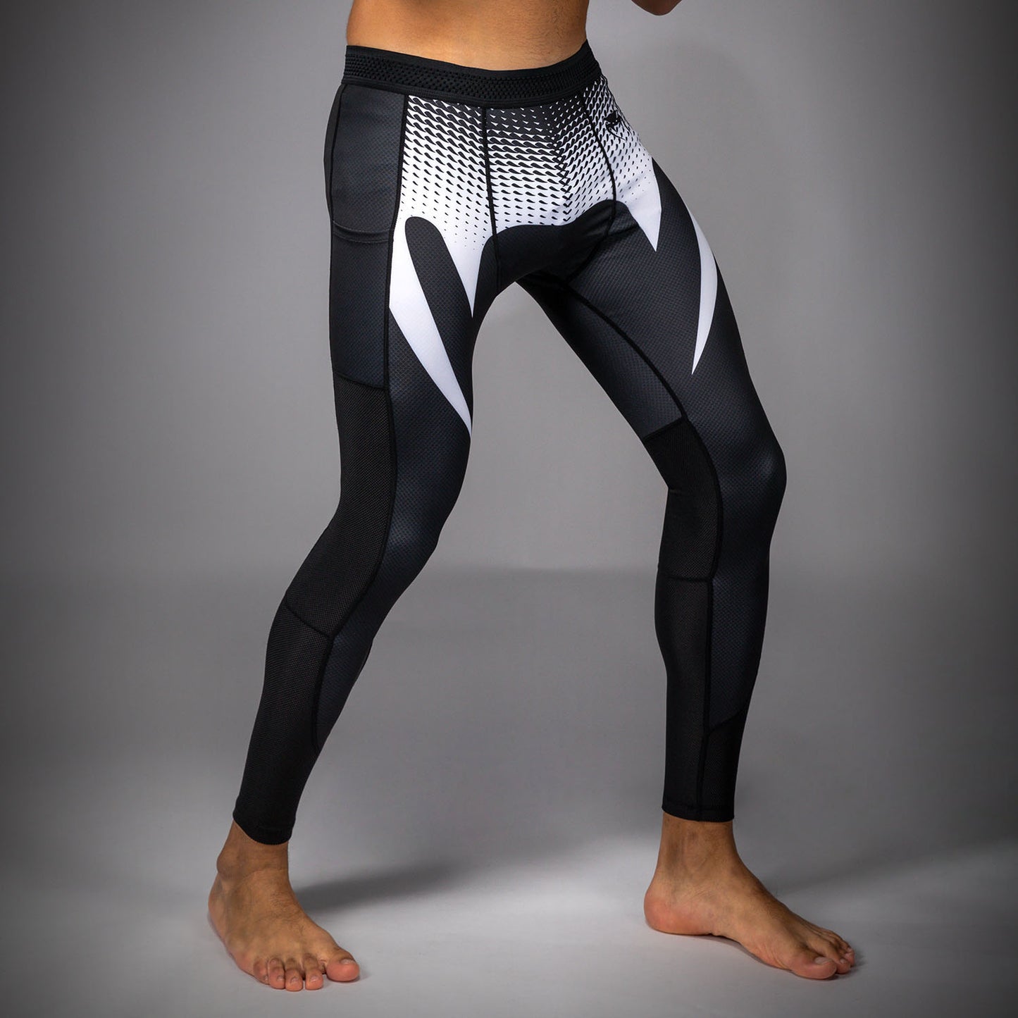 Pantalon de Compression Venum No Gi - Noir/Blanc