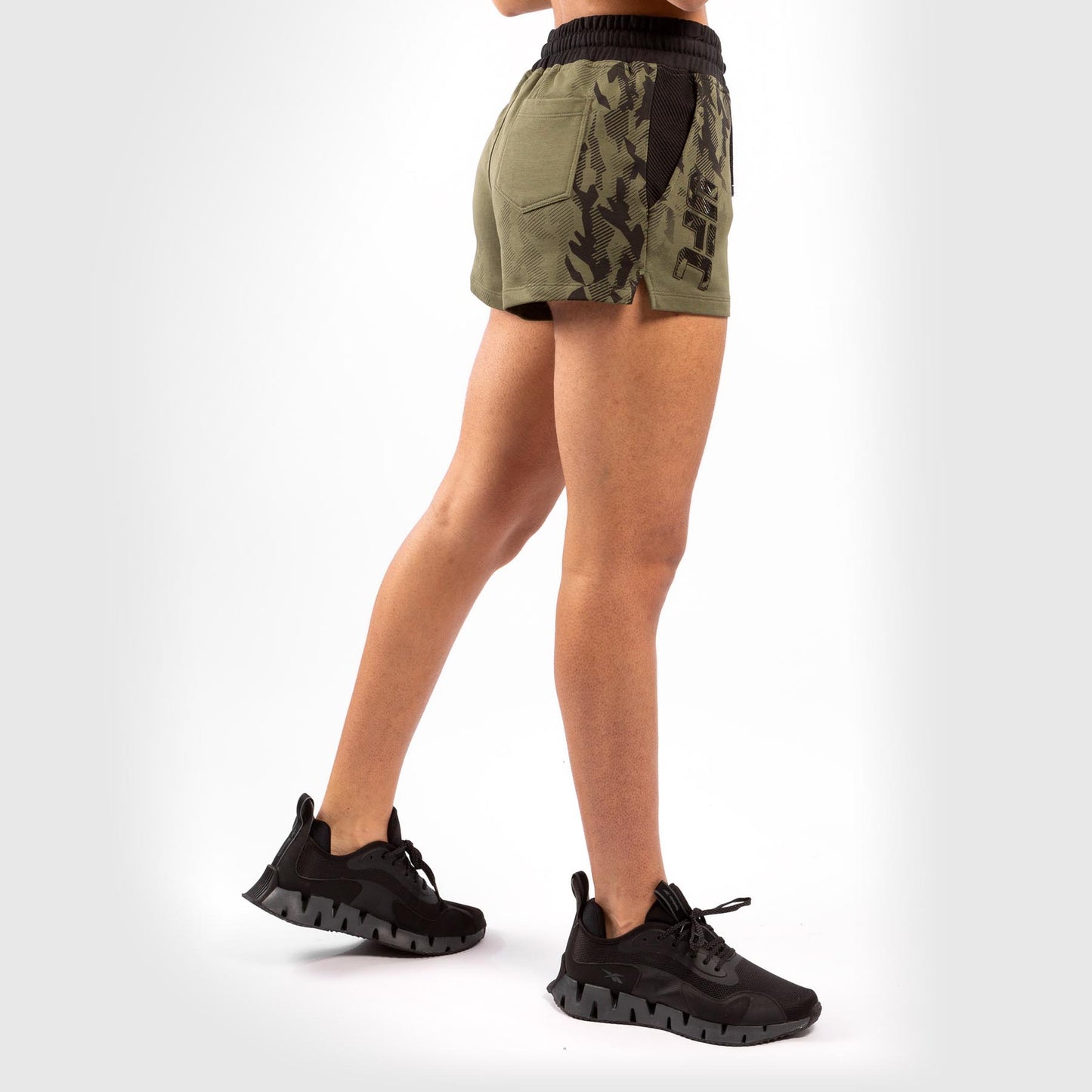 Short de Sport en Coton Femme UFC Venum Authentic Fight Week - Kaki