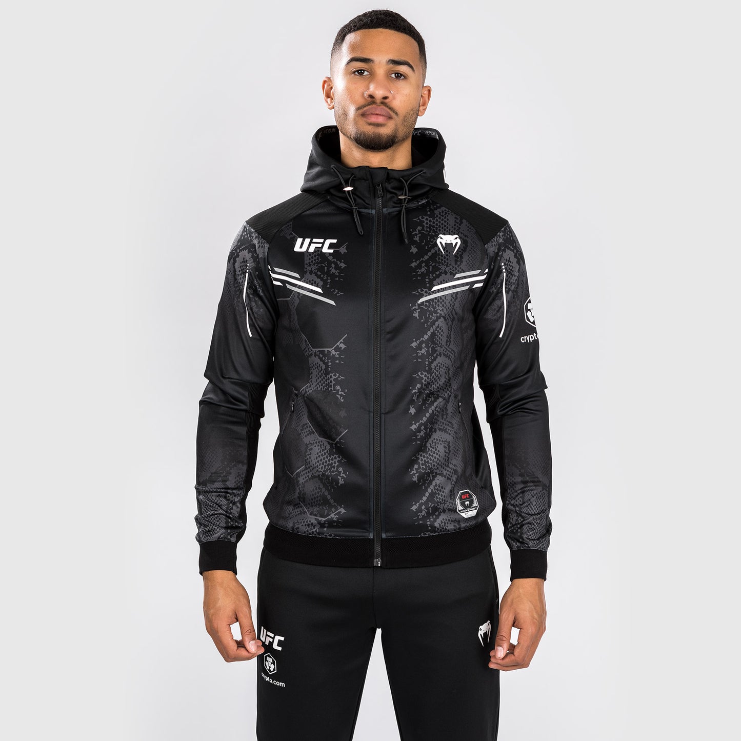 Veste à capuche pour Hommes UFC Adrenaline by Venum Authentic Fight Night - Noir - product-type_Vestes