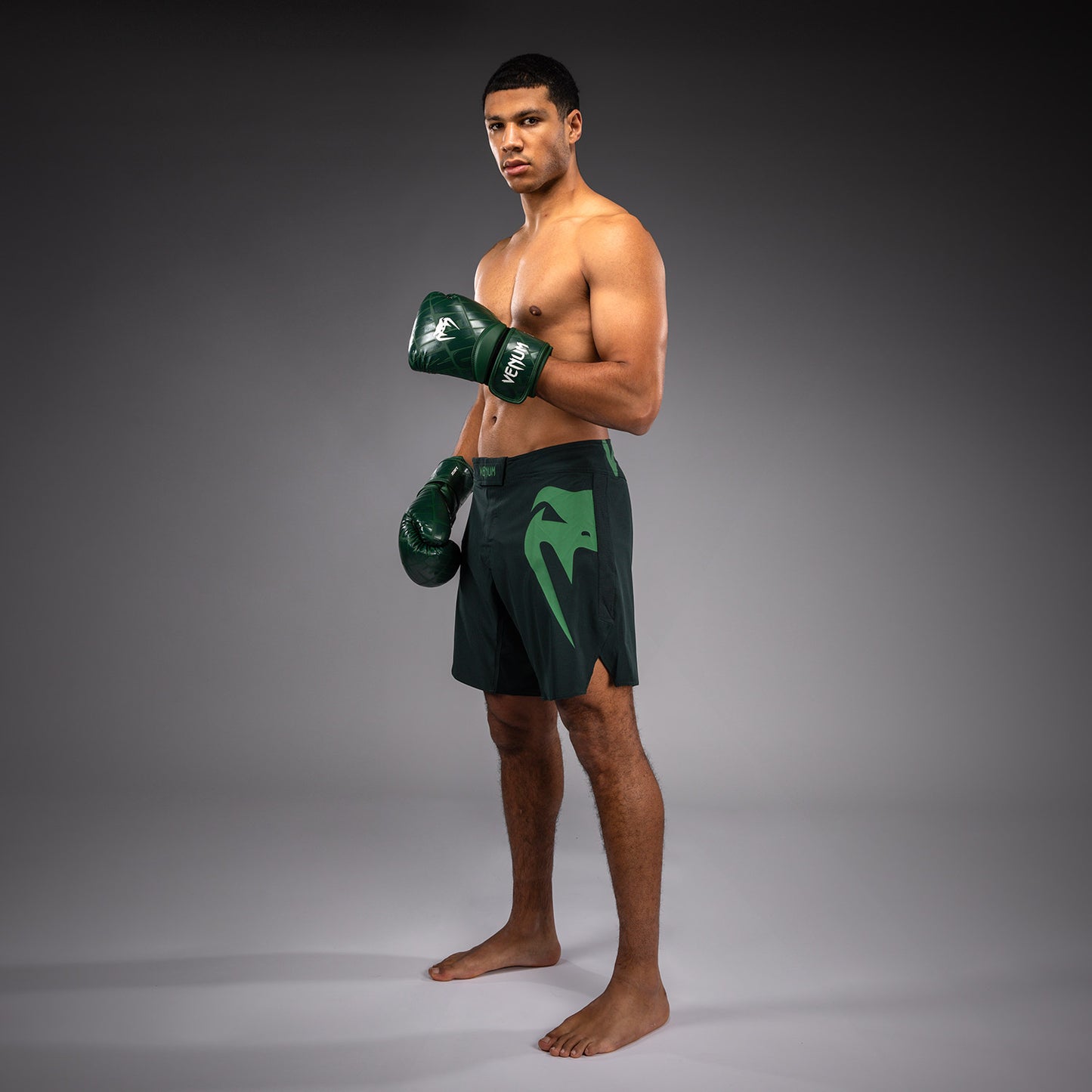 Short de combat Venum Light 5.0 - Vert forêt/Vert clair - product-type_Shorts de MMA