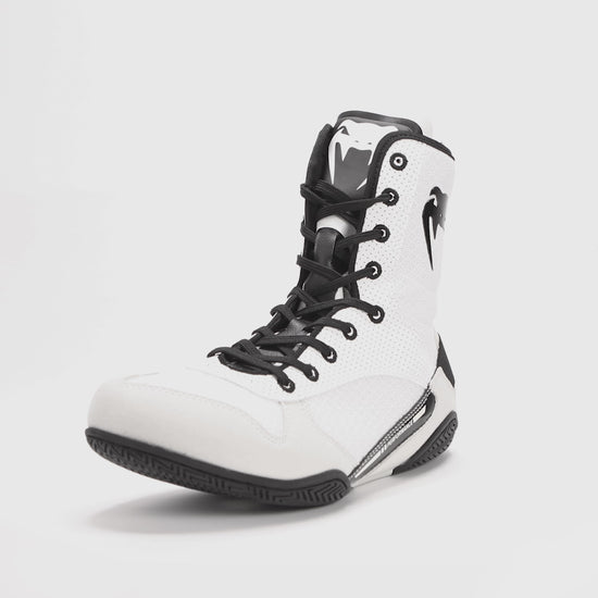 Chaussures De Boxe Venum Elite – Blanc/Noir - product-type_Chaussures de boxe