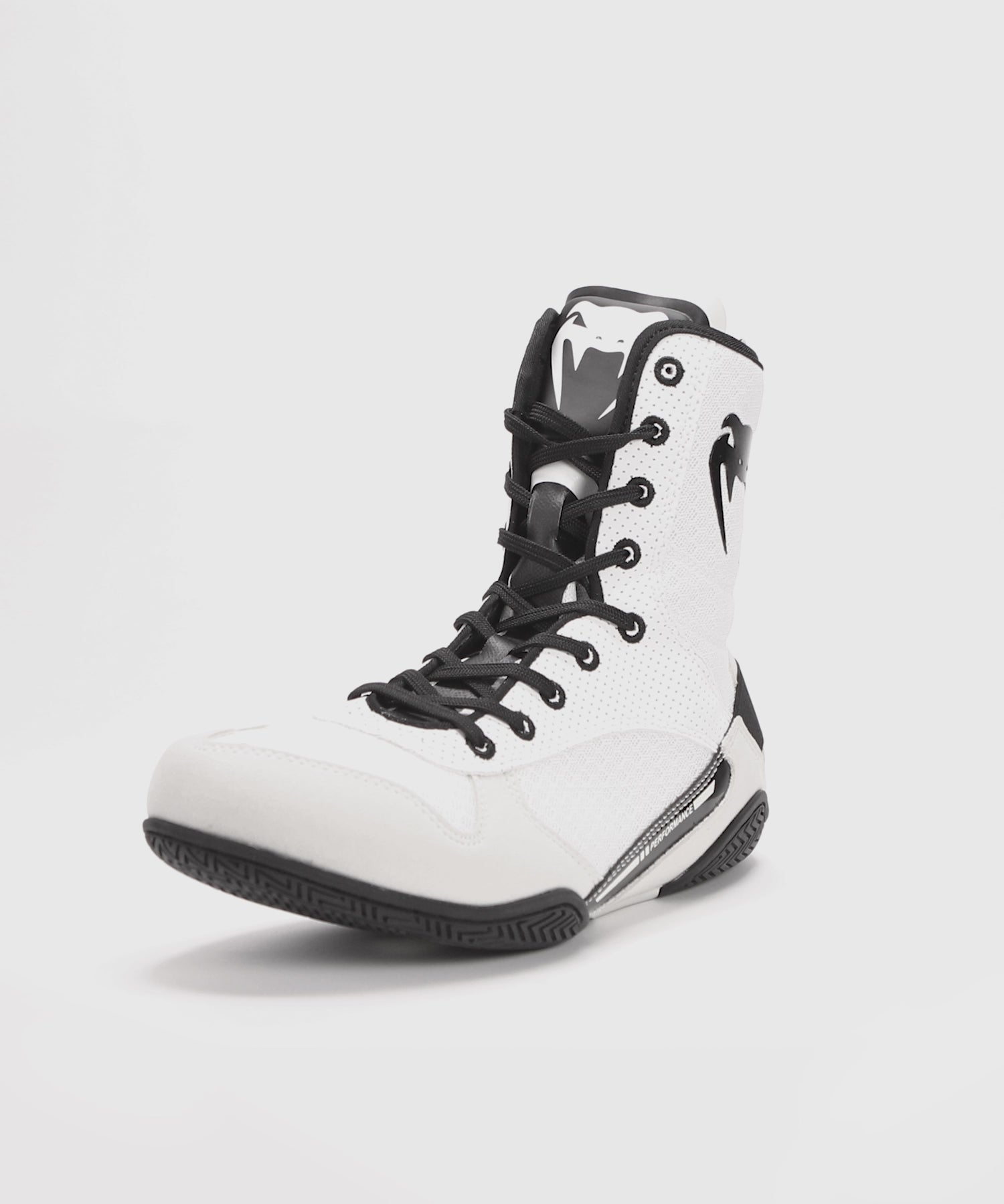 Chaussures De Boxe Venum Elite – Blanc/Noir - product-type_Chaussures de boxe