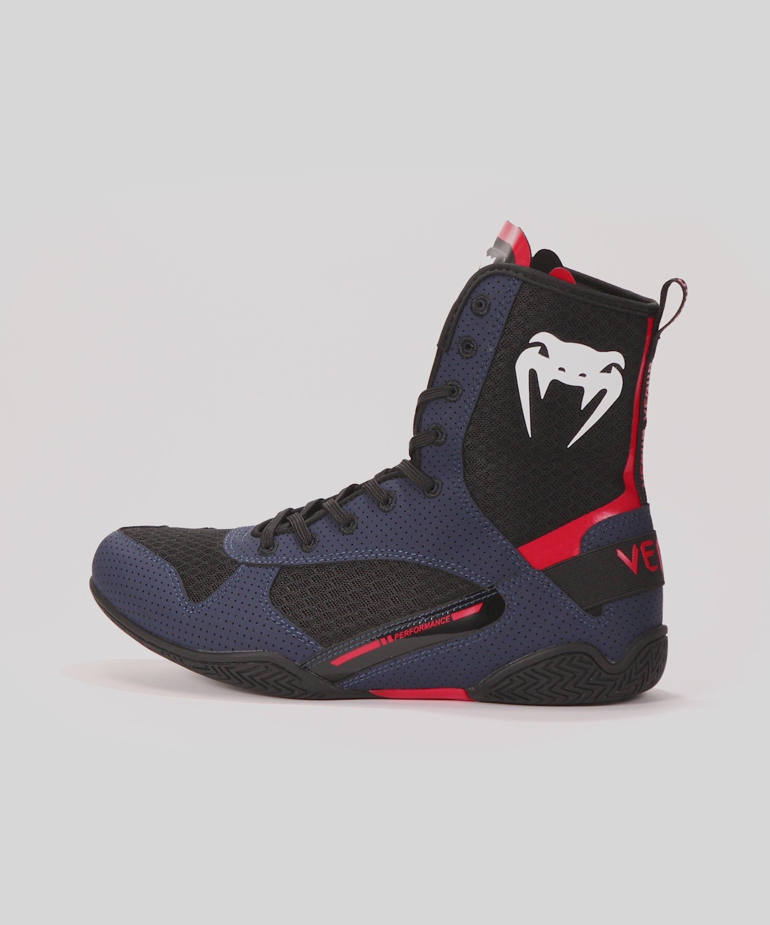 Chaussures de Boxe Venum Elite - Bleu Marine/Noir/Rouge - product-type_Chaussures de boxe