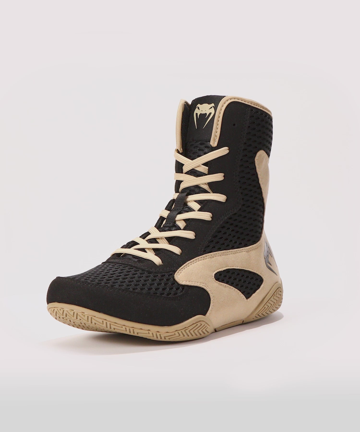 Chaussures de boxe Venum Contender - Noir/Sable - product-type_Chaussures de boxe