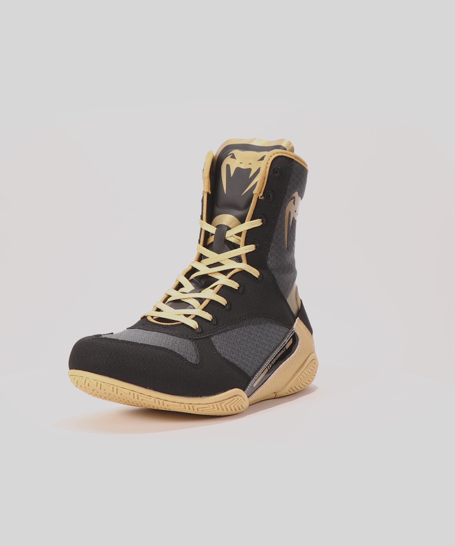 Chaussures de boxe Venum Elite - Noir/Beige - product-type_Chaussures de boxe