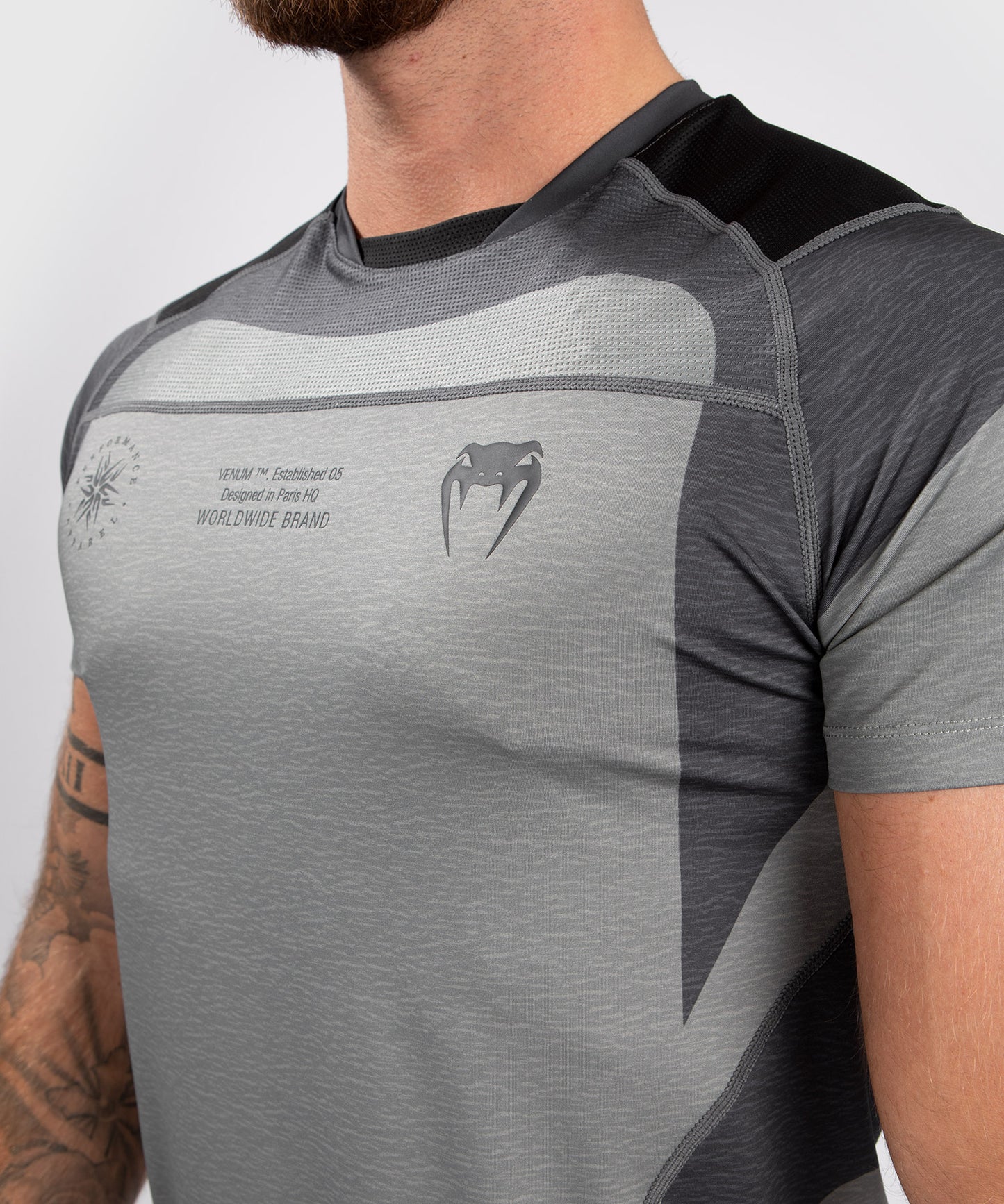 T-shirt Dry Tech Venum Stone - Manches Courtes - Vert Minéral - 