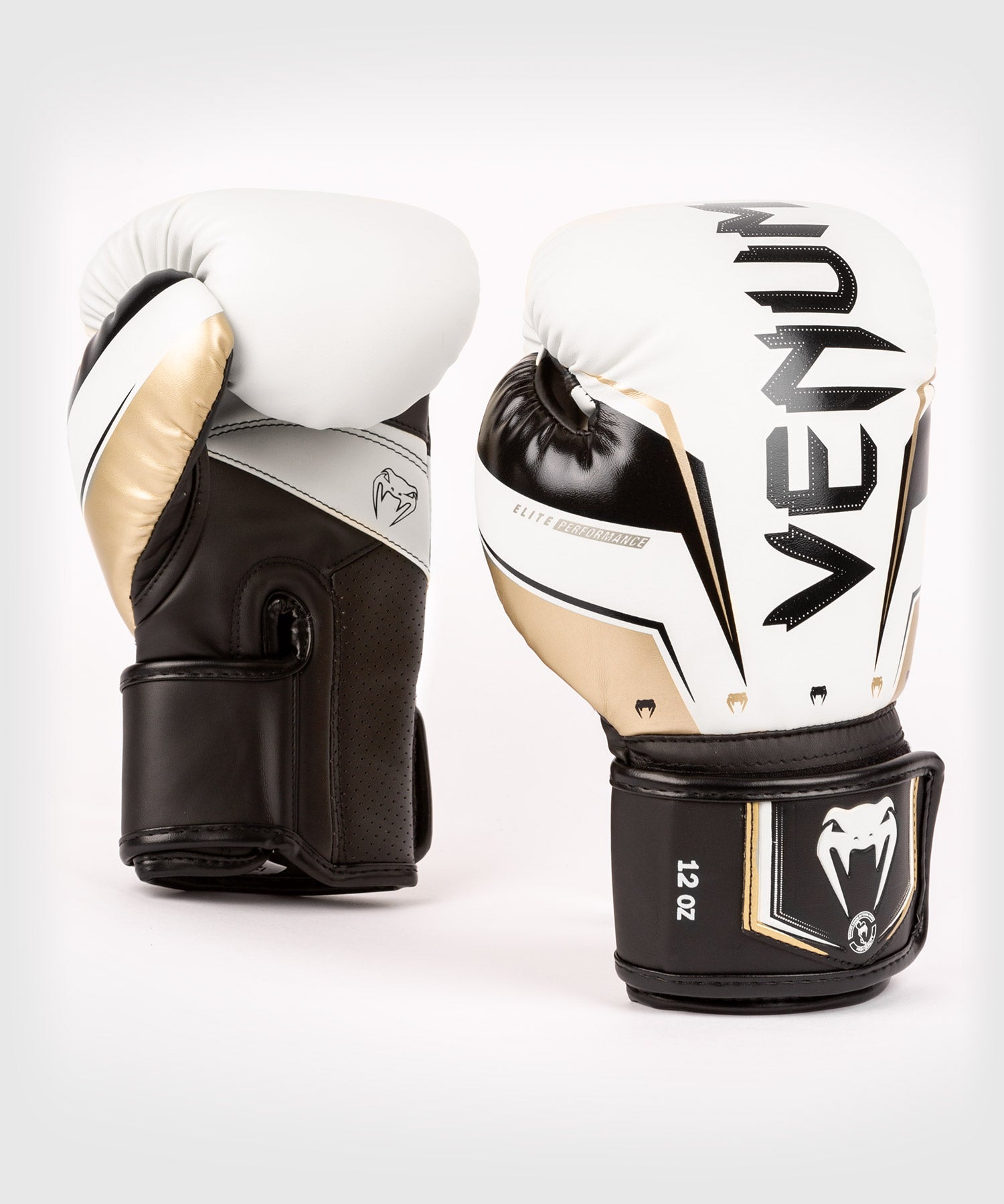 Gants de Boxe Venum Elite Evo - Blanc/Or - product-type_Gants de boxe