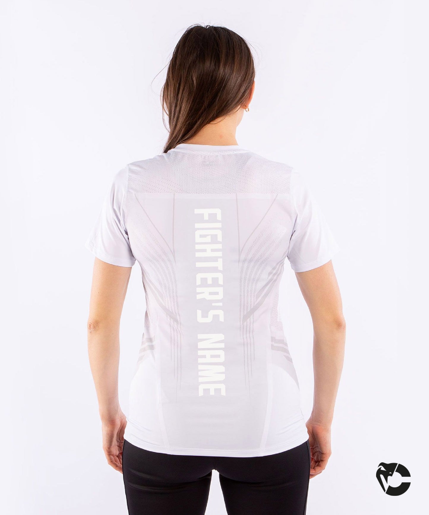 T-shirt Technique Femme Fighters UFC Venum Authentic Fight Night - Blanc - T-shirts
