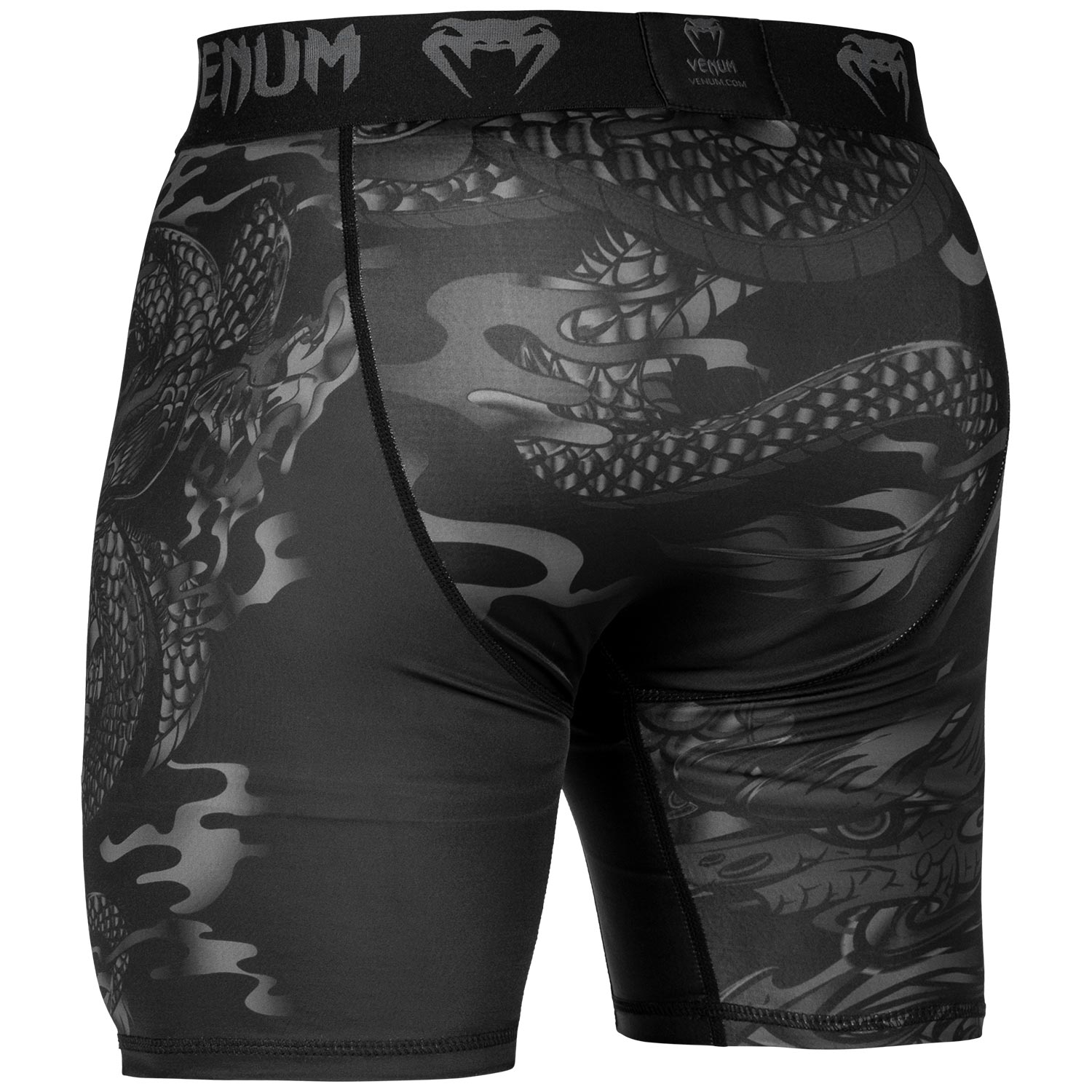 Short de compression Venum Dragon's Flight - Noir/Noir - Shorts de compression
