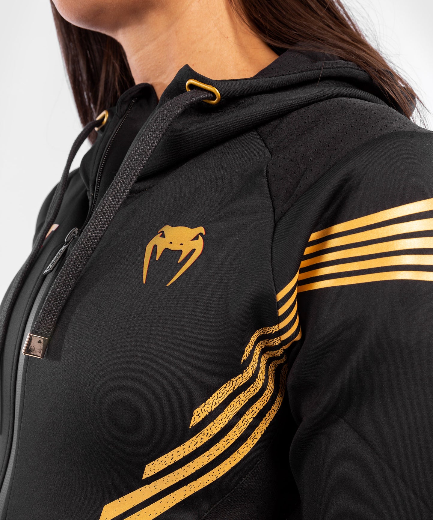 Sweatshirt à Capuche Femme Fighters UFC Venum Authentic Fight Night - Champion - Sweatshirts